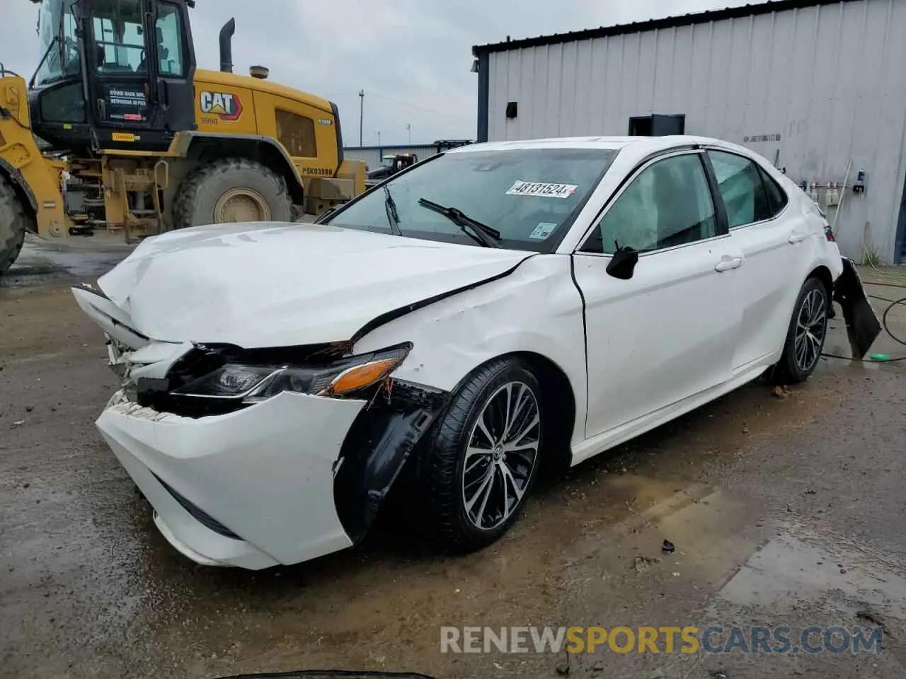 1 Photograph of a damaged car 4T1B11HK8KU163956 TOYOTA CAMRY 2019