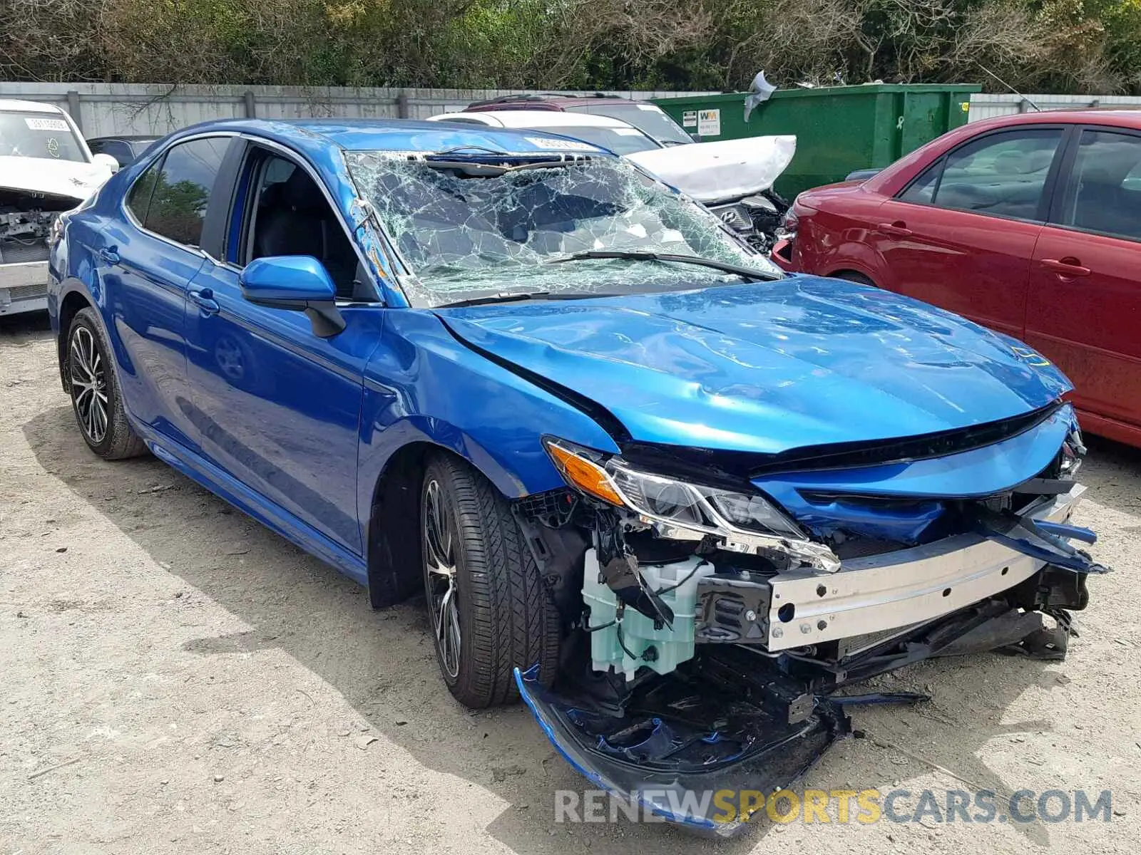 1 Photograph of a damaged car 4T1B11HK8KU180224 TOYOTA CAMRY 2019