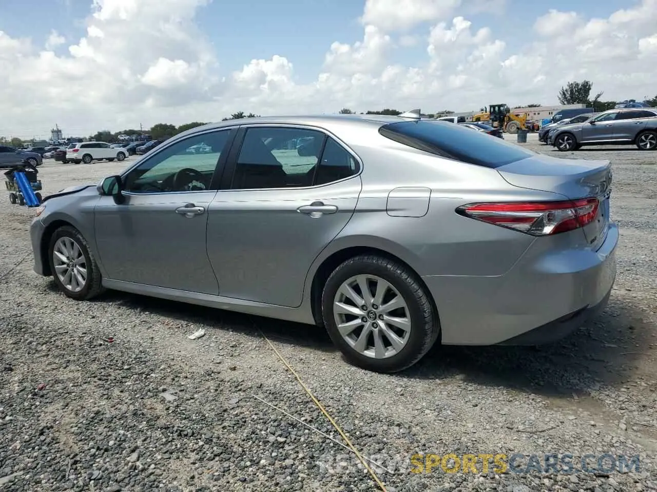 2 Photograph of a damaged car 4T1B11HK8KU186959 TOYOTA CAMRY 2019