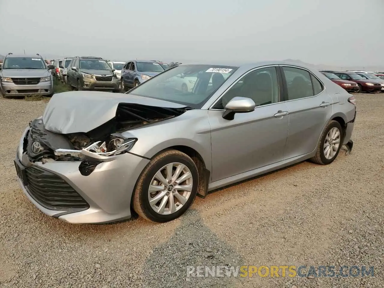 1 Photograph of a damaged car 4T1B11HK8KU188985 TOYOTA CAMRY 2019