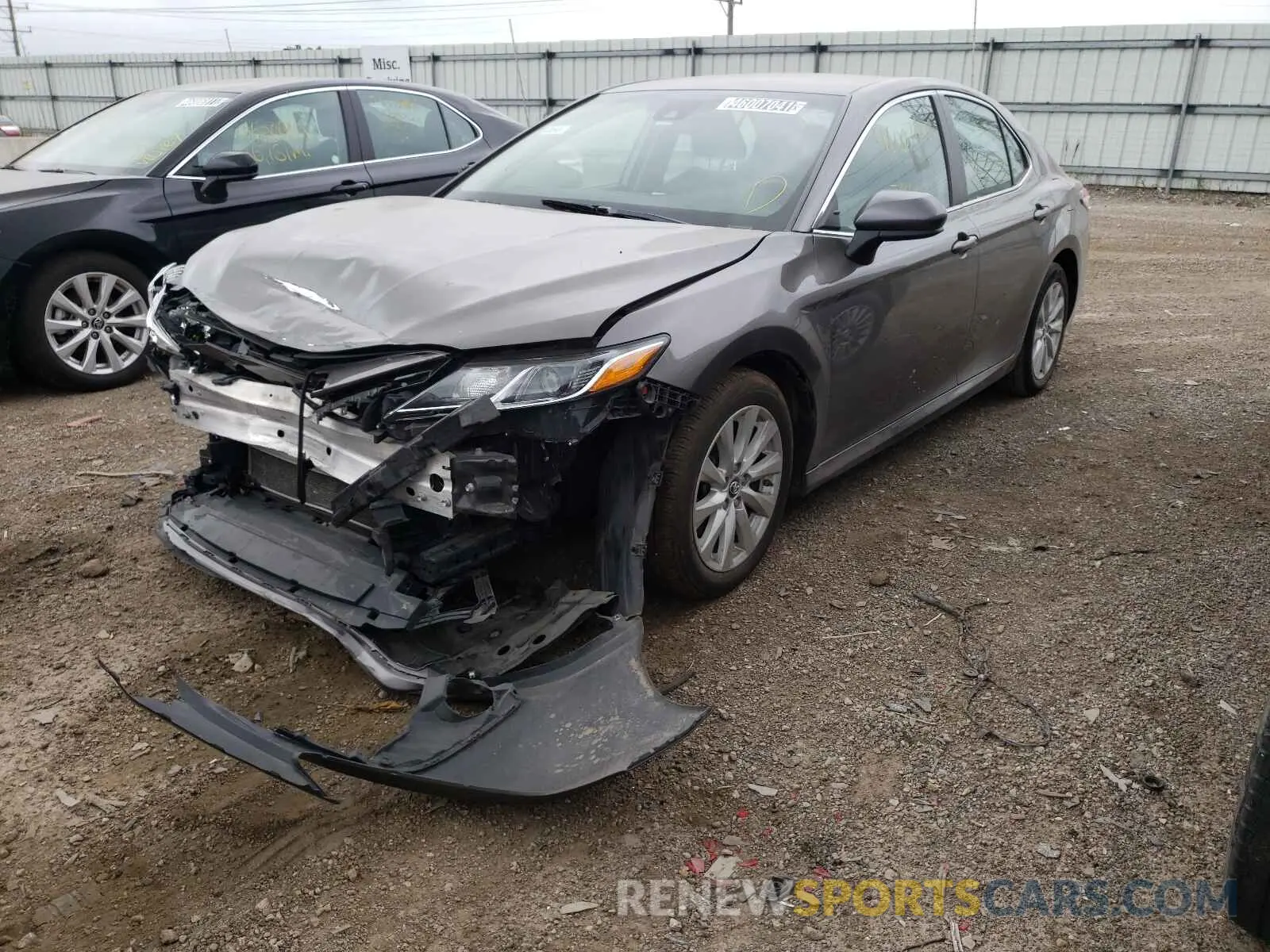2 Photograph of a damaged car 4T1B11HK8KU195077 TOYOTA CAMRY 2019