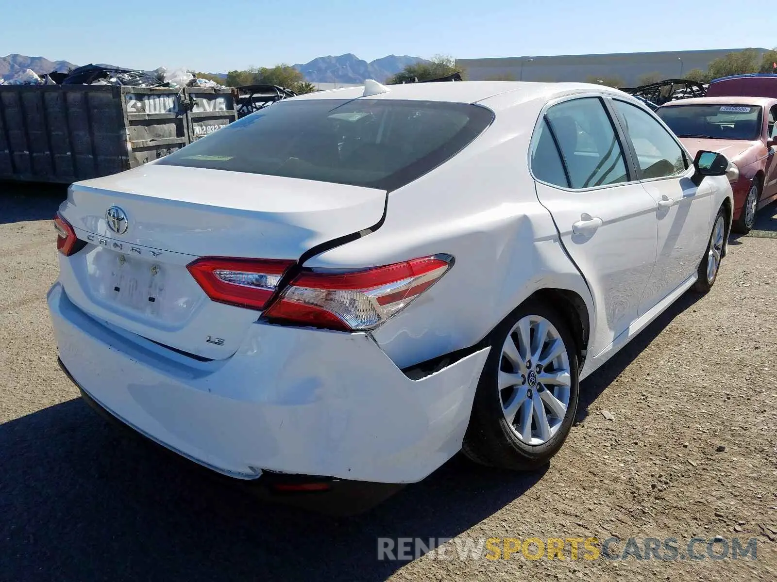 4 Photograph of a damaged car 4T1B11HK8KU195421 TOYOTA CAMRY 2019
