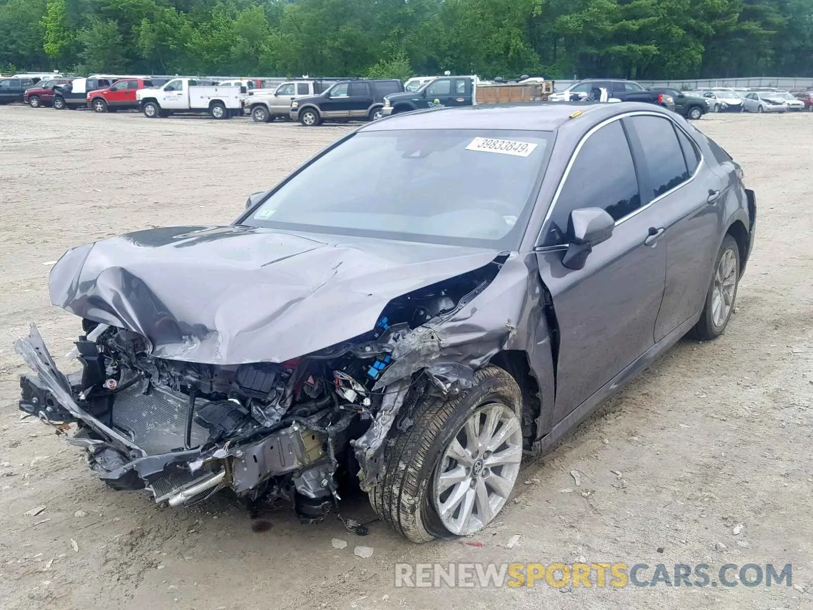 2 Photograph of a damaged car 4T1B11HK8KU196780 TOYOTA CAMRY 2019