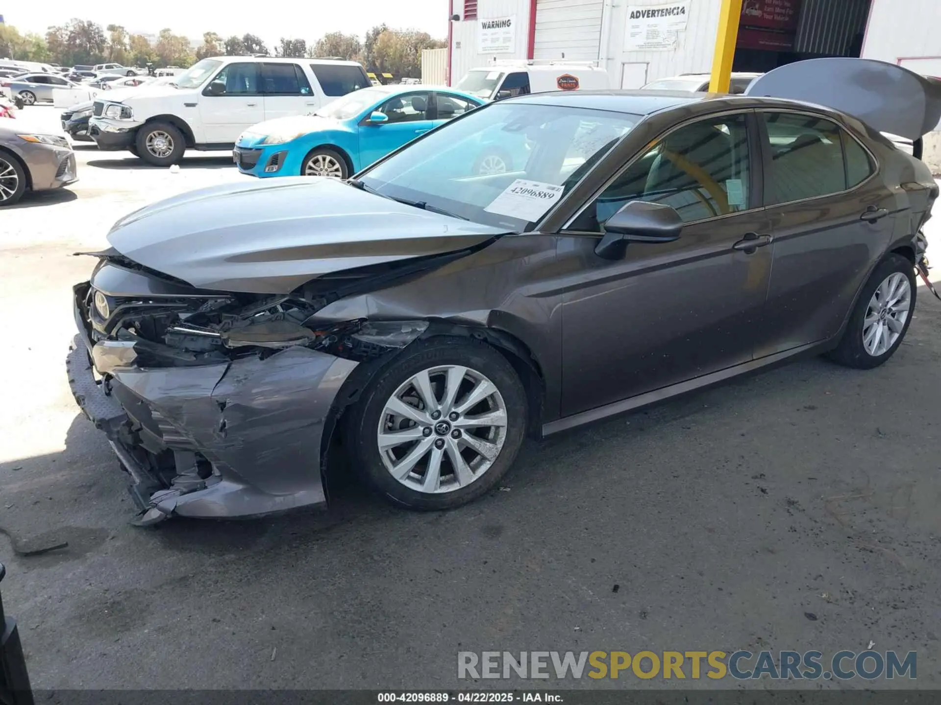 2 Photograph of a damaged car 4T1B11HK8KU204599 TOYOTA CAMRY 2019