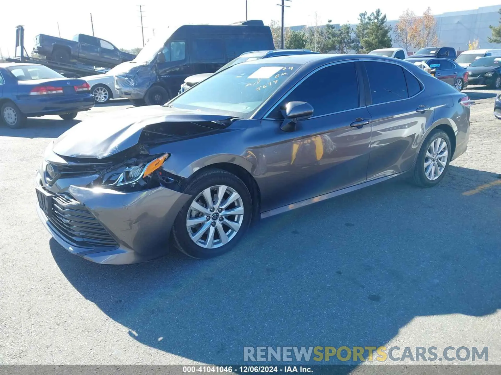 2 Photograph of a damaged car 4T1B11HK8KU215697 TOYOTA CAMRY 2019