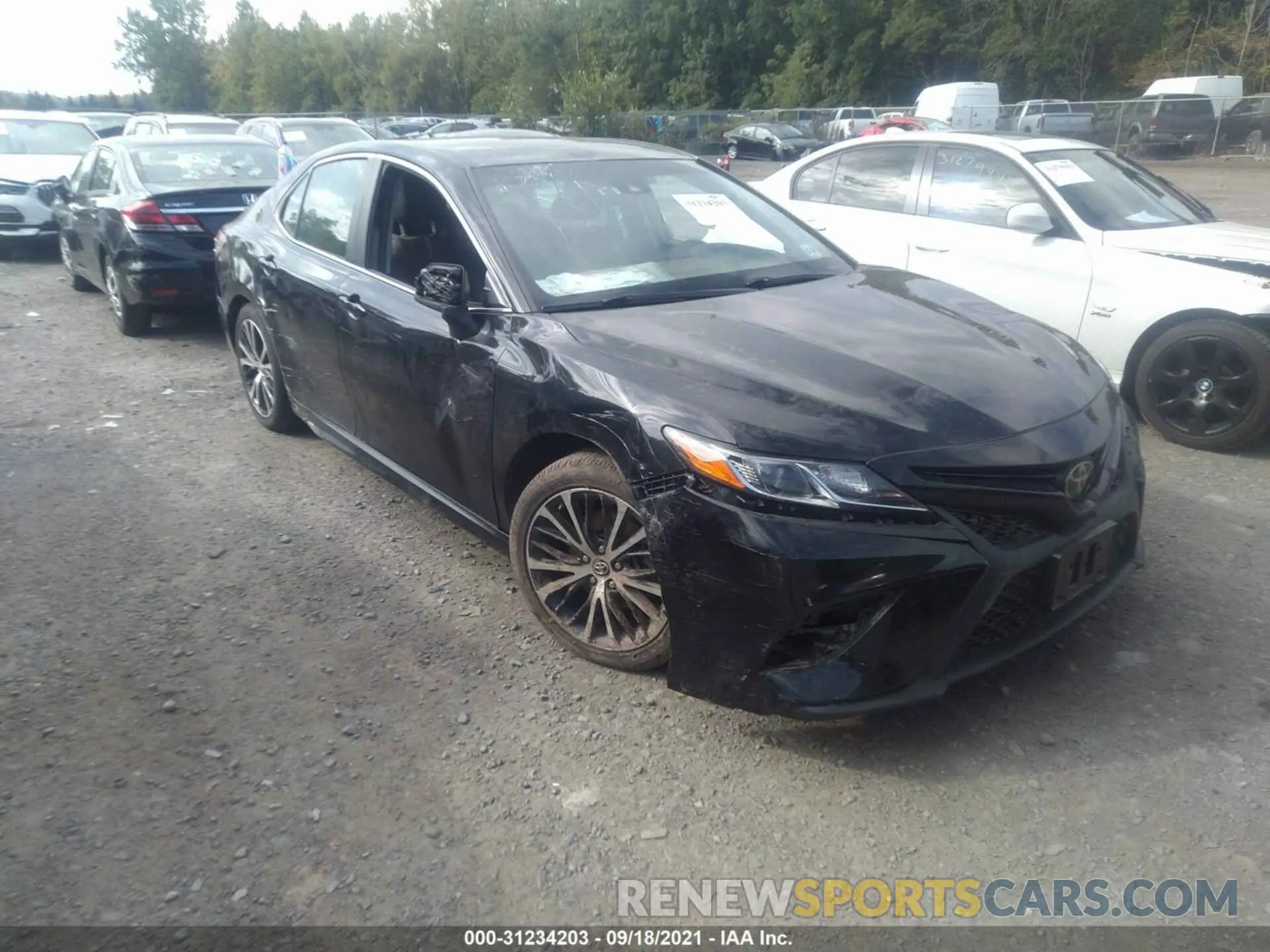 1 Photograph of a damaged car 4T1B11HK8KU217031 TOYOTA CAMRY 2019