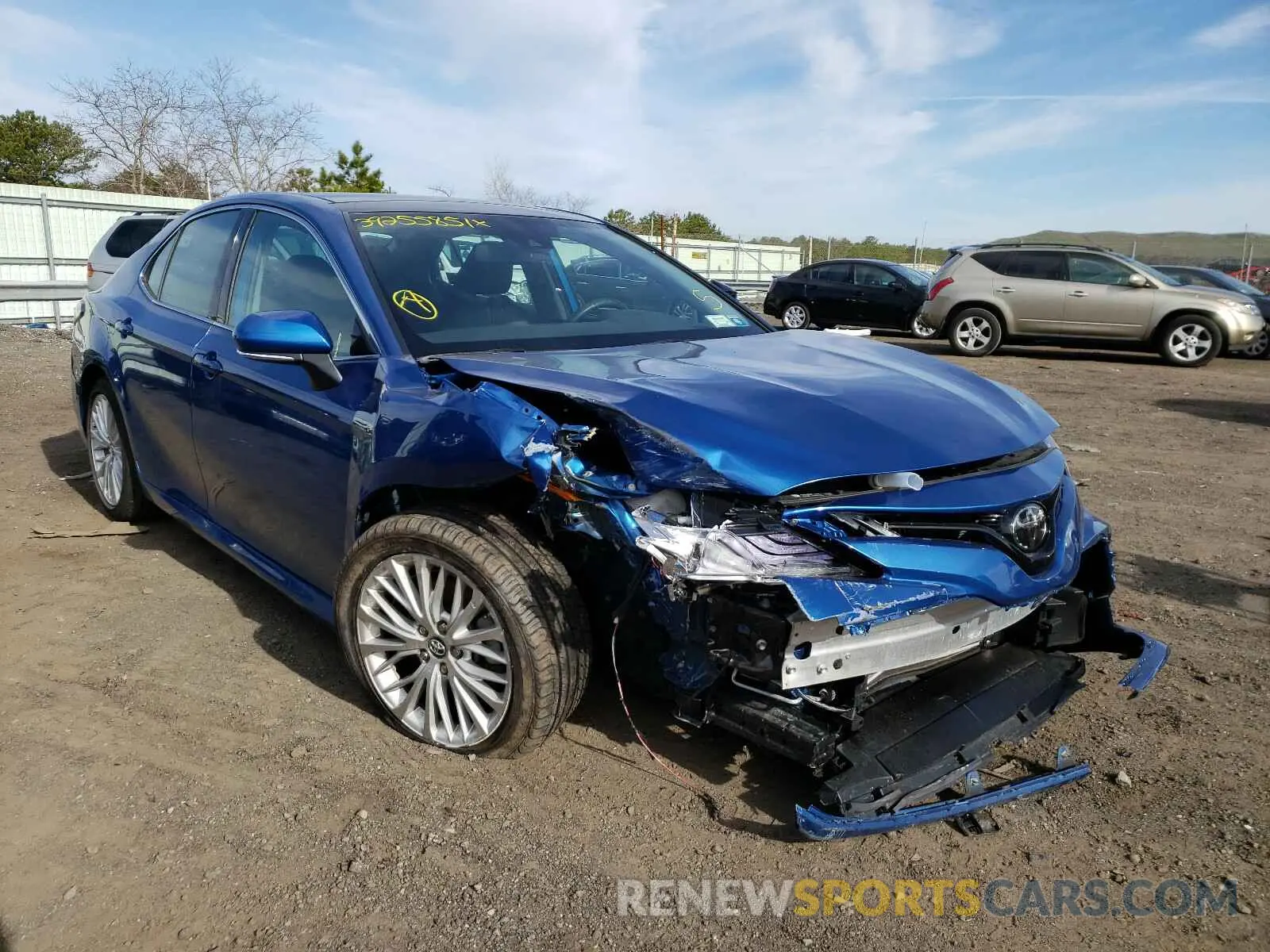 1 Photograph of a damaged car 4T1B11HK8KU222939 TOYOTA CAMRY 2019