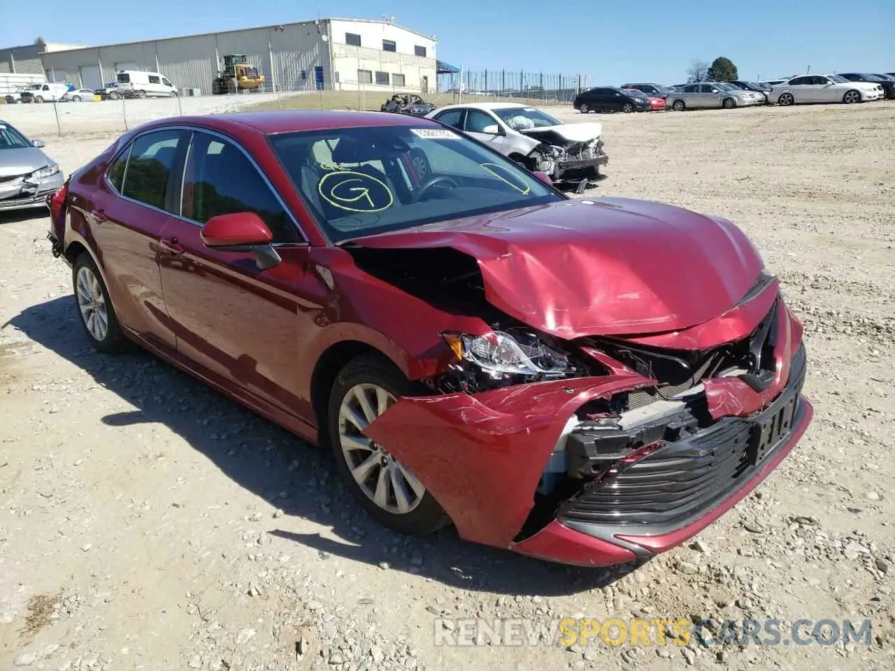 1 Фотография поврежденного автомобиля 4T1B11HK8KU237523 TOYOTA CAMRY 2019