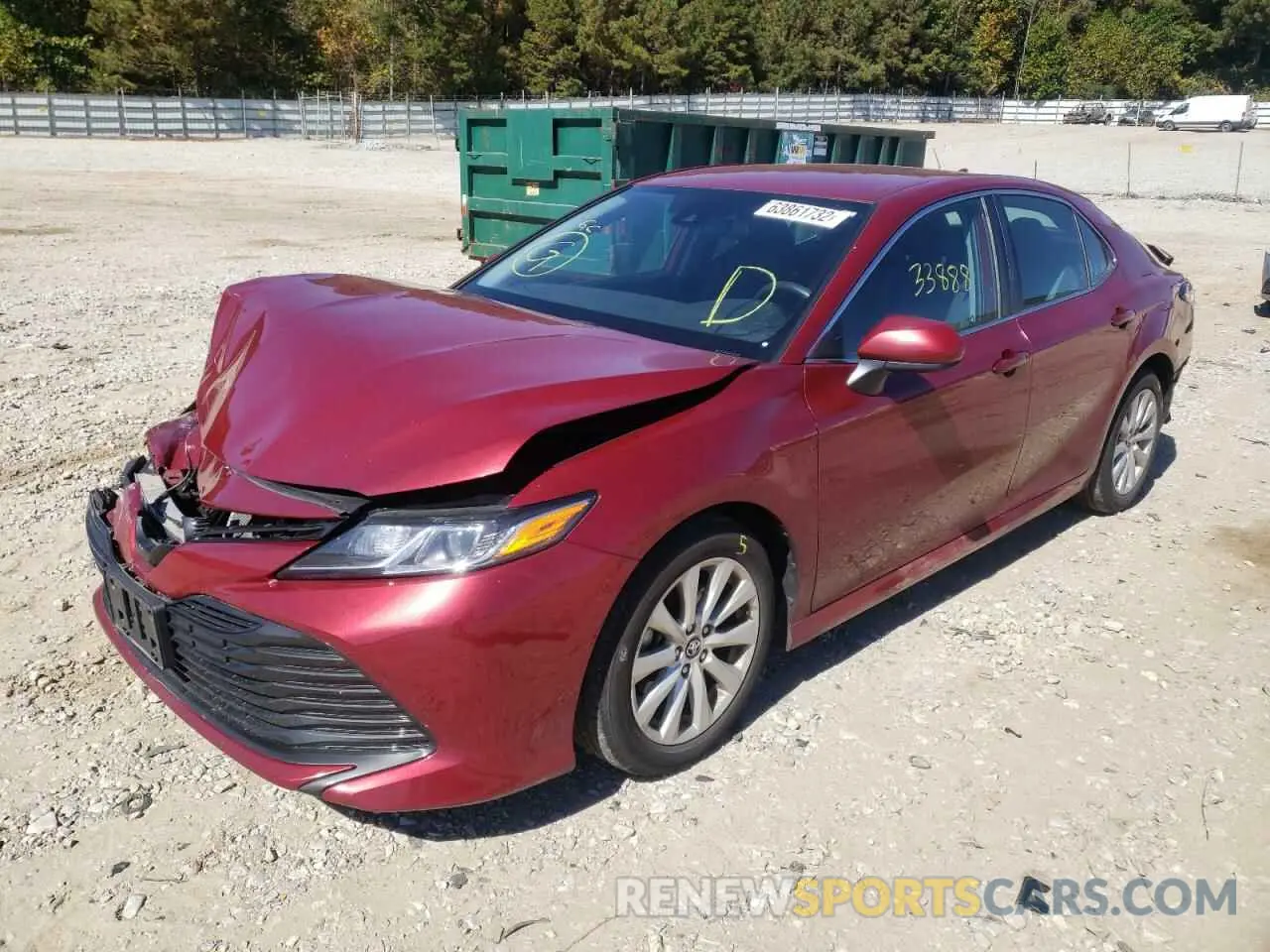 2 Фотография поврежденного автомобиля 4T1B11HK8KU237523 TOYOTA CAMRY 2019