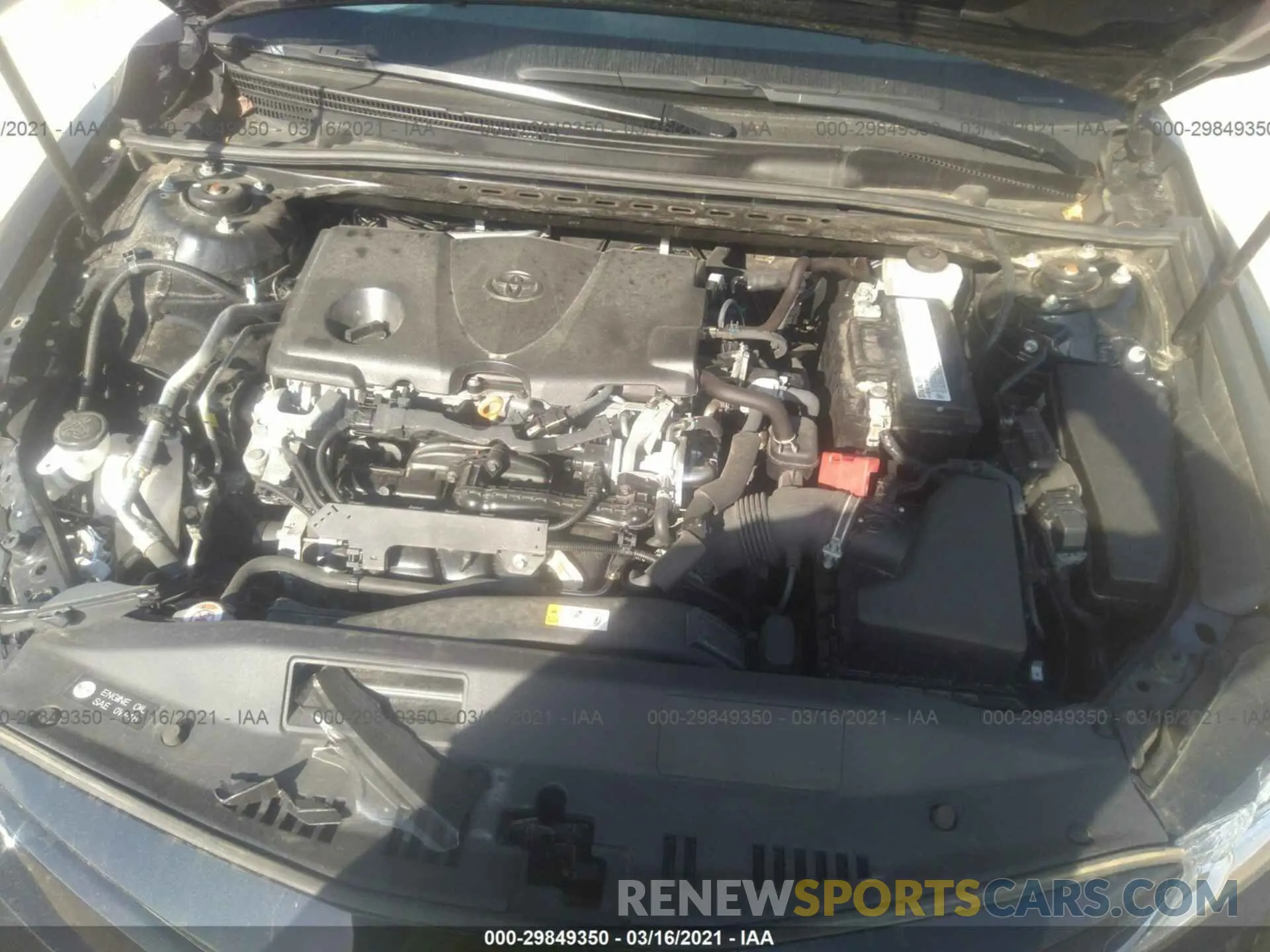 10 Photograph of a damaged car 4T1B11HK8KU238753 TOYOTA CAMRY 2019