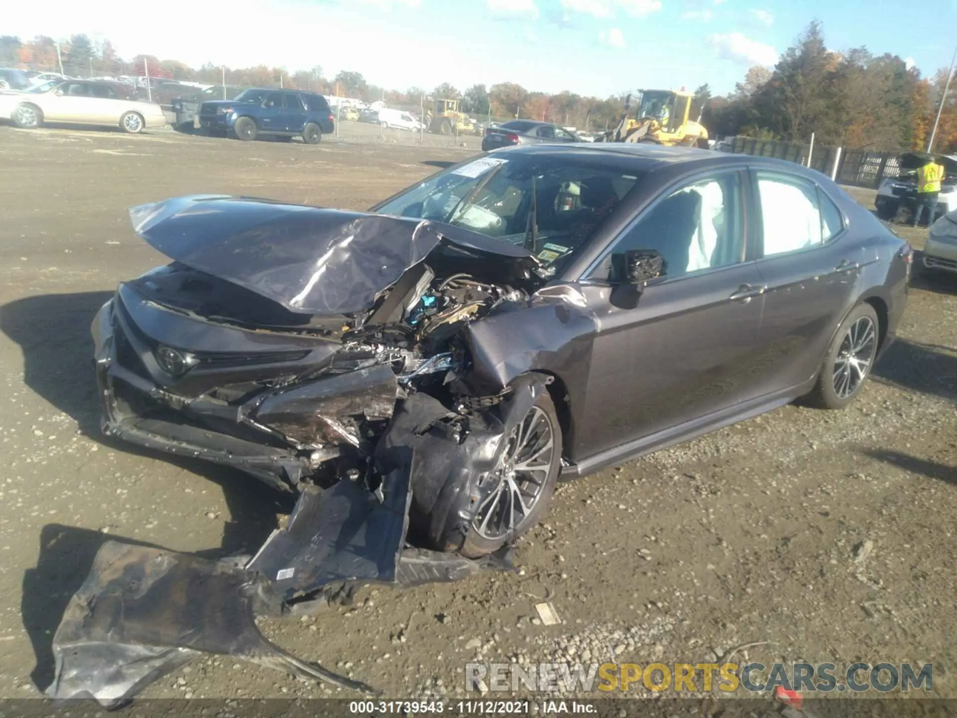 2 Photograph of a damaged car 4T1B11HK8KU254841 TOYOTA CAMRY 2019
