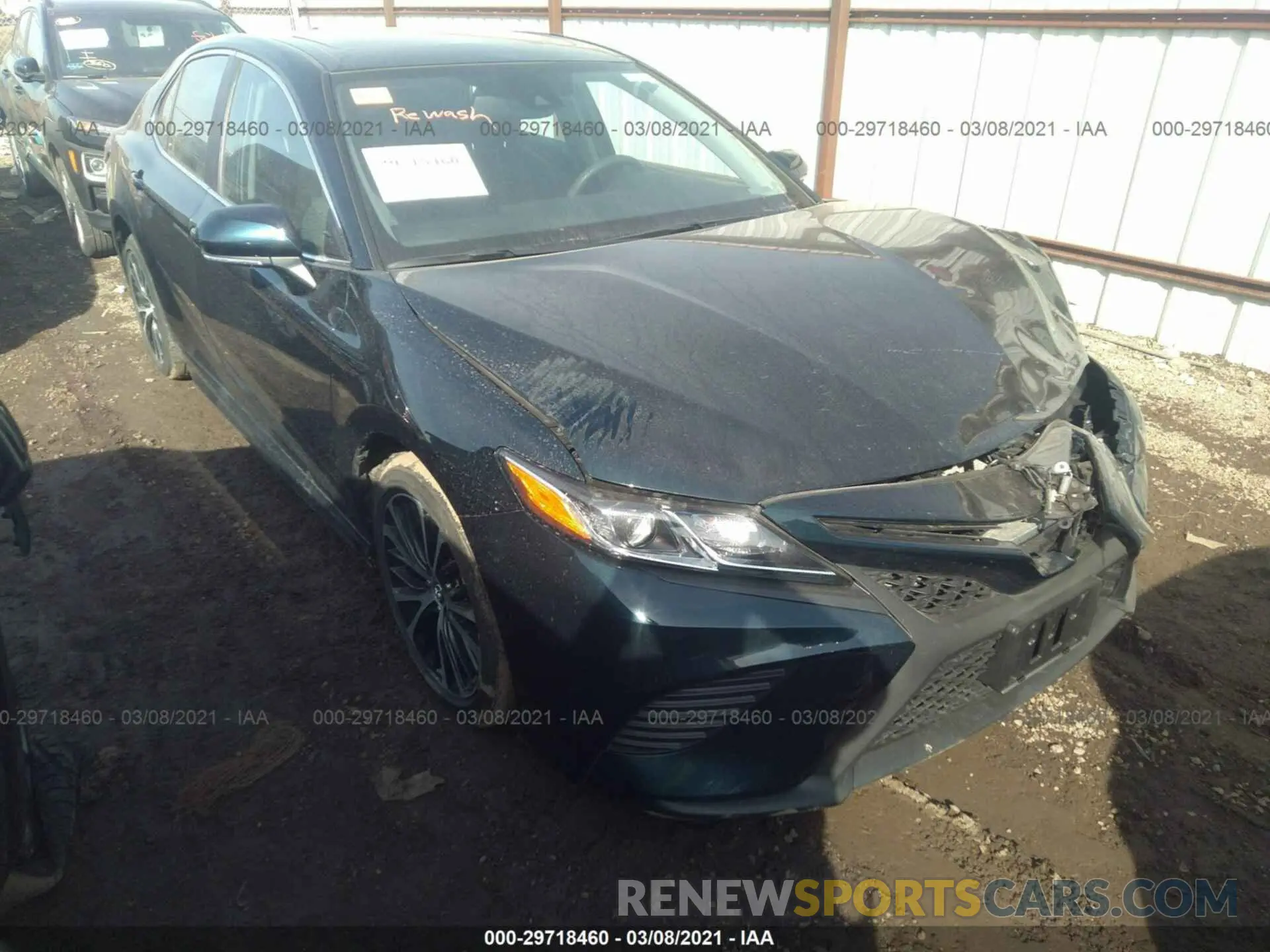 1 Photograph of a damaged car 4T1B11HK8KU283286 TOYOTA CAMRY 2019