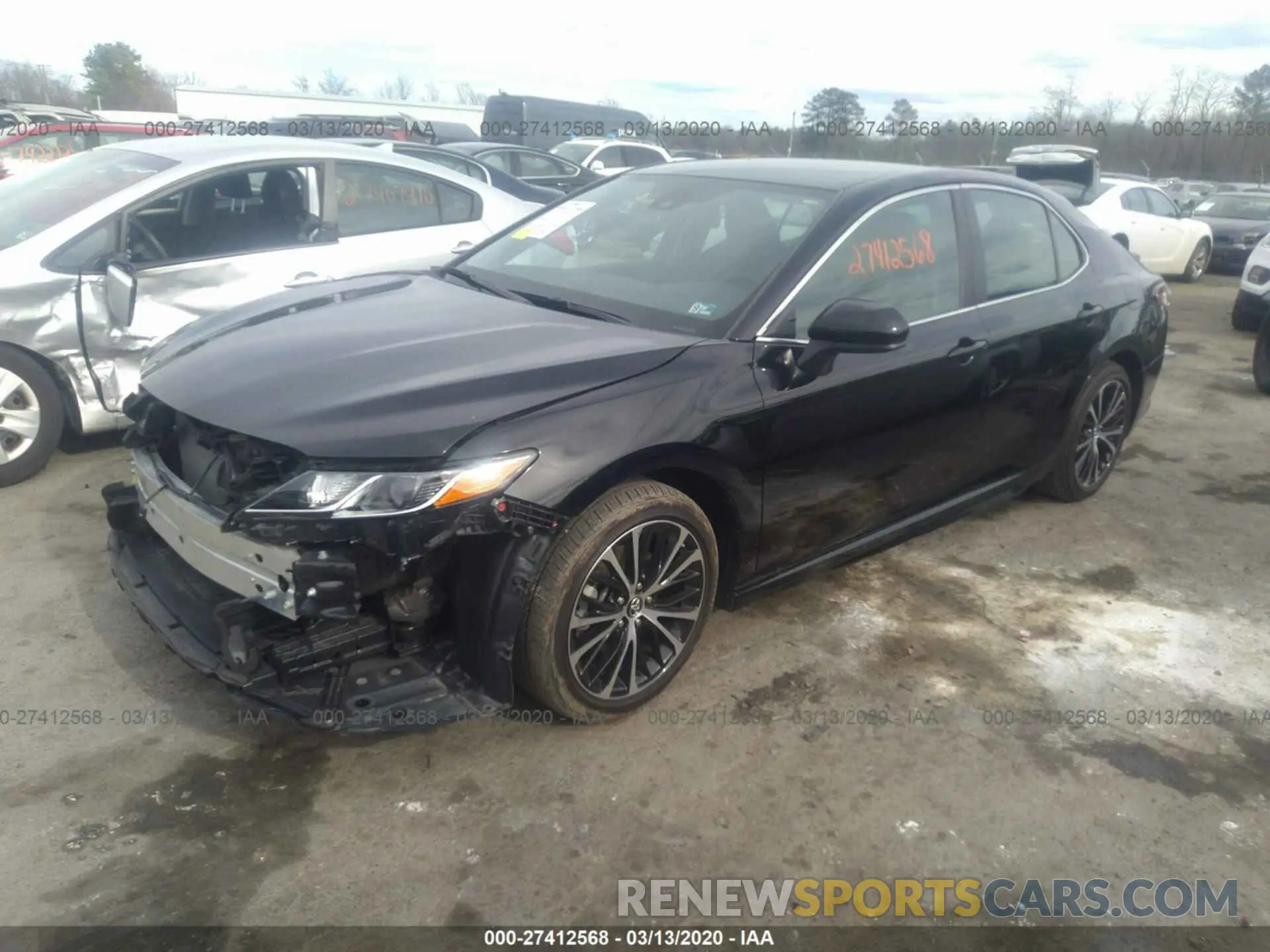 2 Photograph of a damaged car 4T1B11HK8KU683915 TOYOTA CAMRY 2019