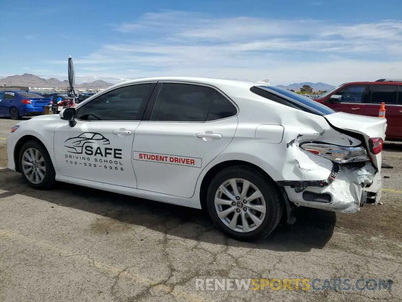 2 Photograph of a damaged car 4T1B11HK8KU699743 TOYOTA CAMRY 2019