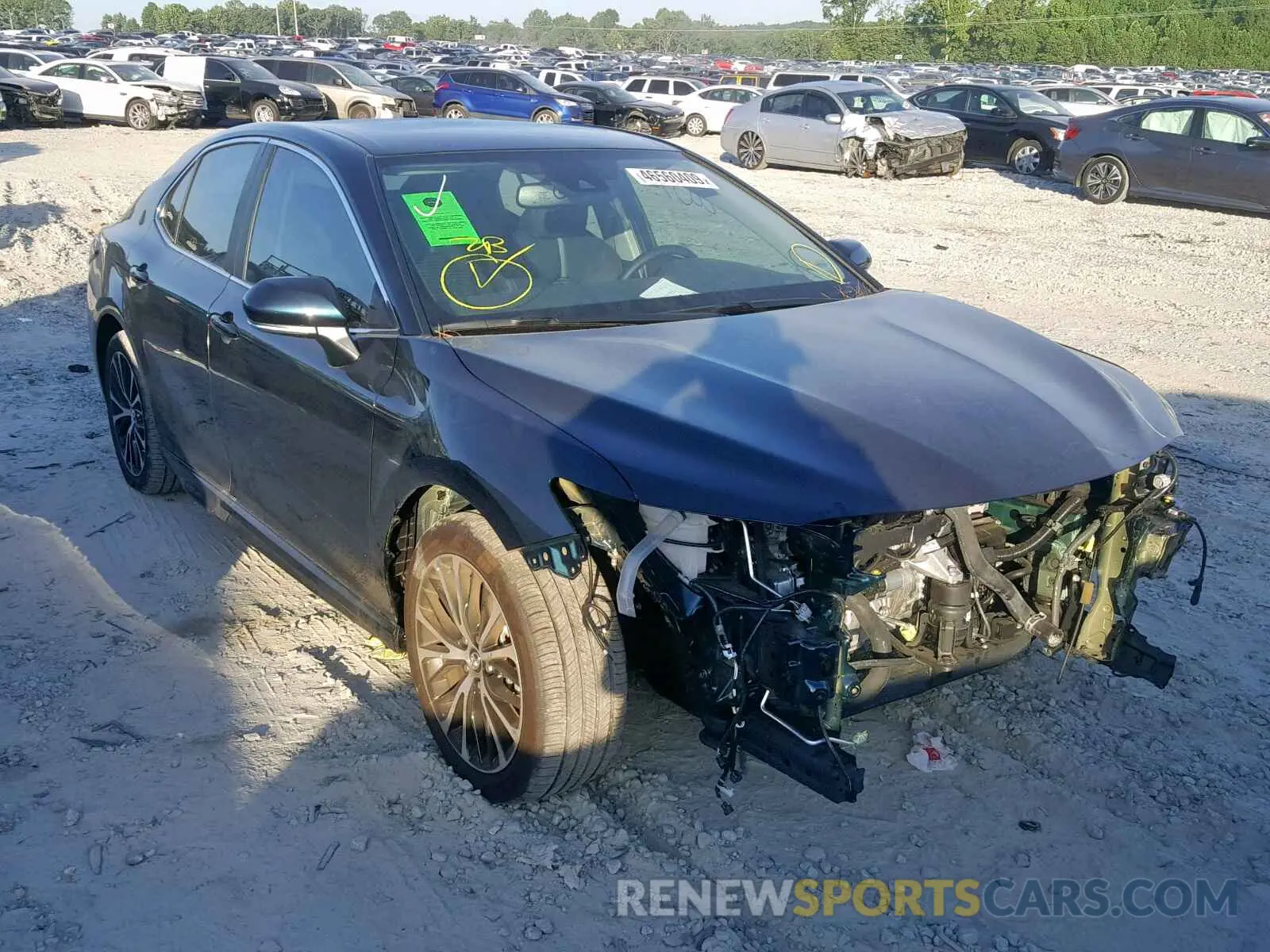 1 Photograph of a damaged car 4T1B11HK8KU717660 TOYOTA CAMRY 2019