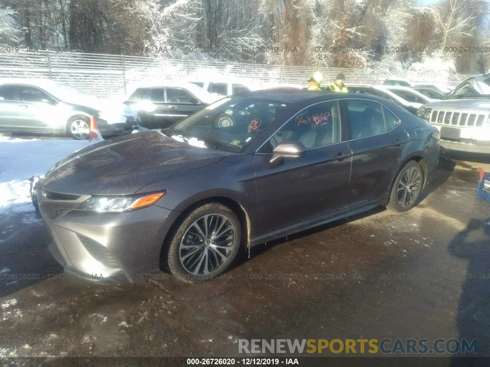 2 Photograph of a damaged car 4T1B11HK8KU722986 TOYOTA CAMRY 2019