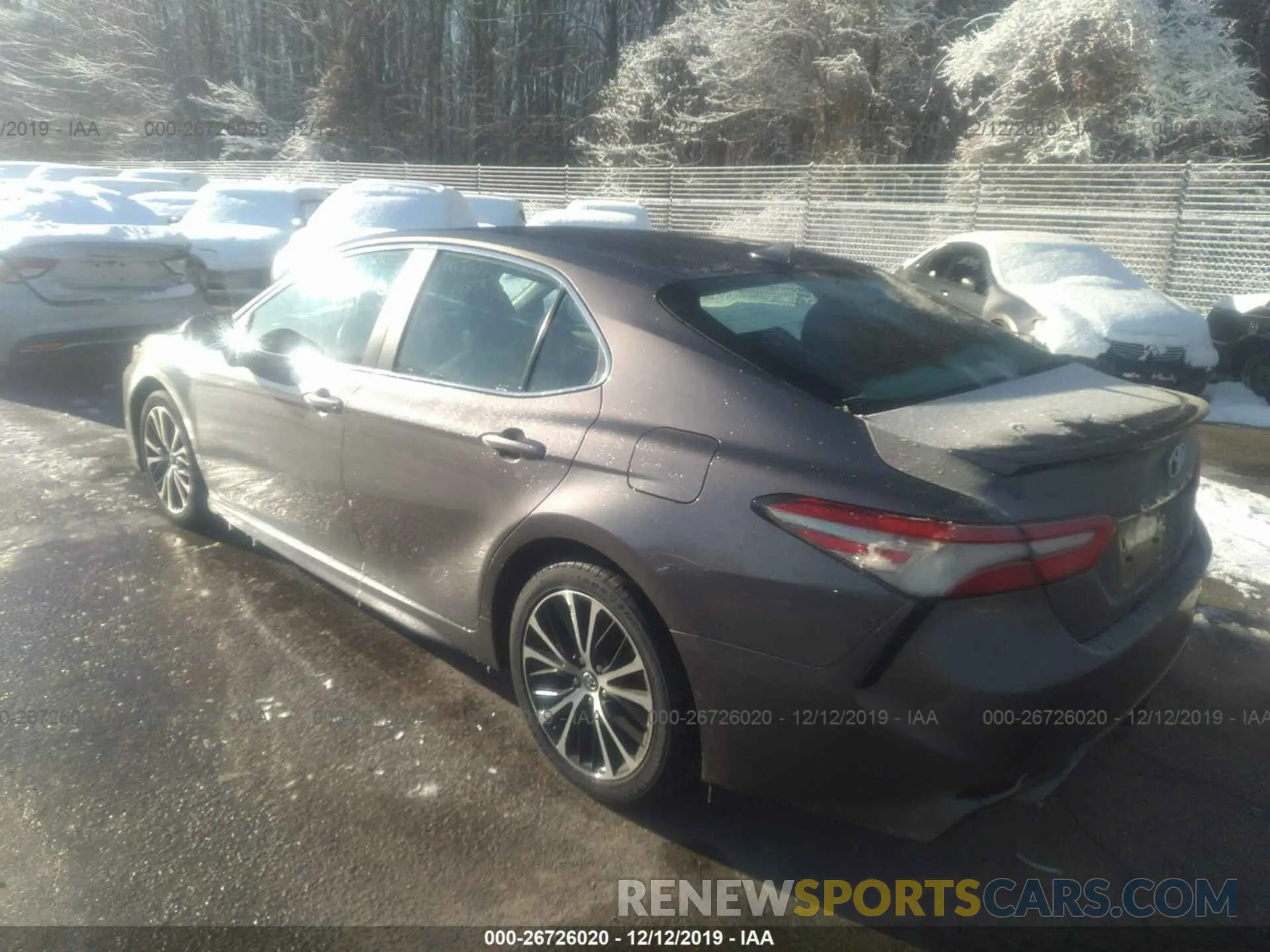 3 Photograph of a damaged car 4T1B11HK8KU722986 TOYOTA CAMRY 2019
