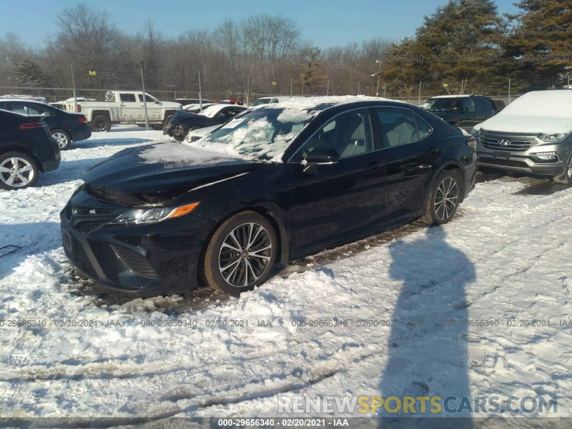 2 Photograph of a damaged car 4T1B11HK8KU742915 TOYOTA CAMRY 2019