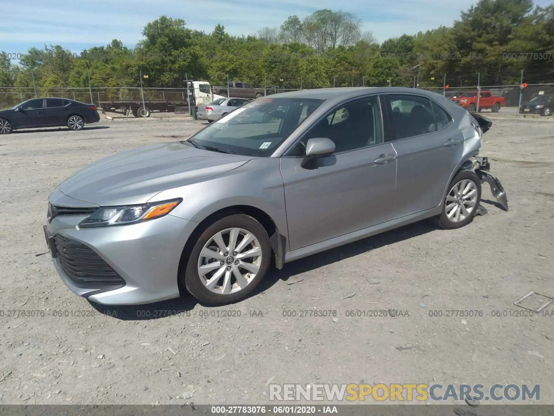 2 Photograph of a damaged car 4T1B11HK8KU750674 TOYOTA CAMRY 2019