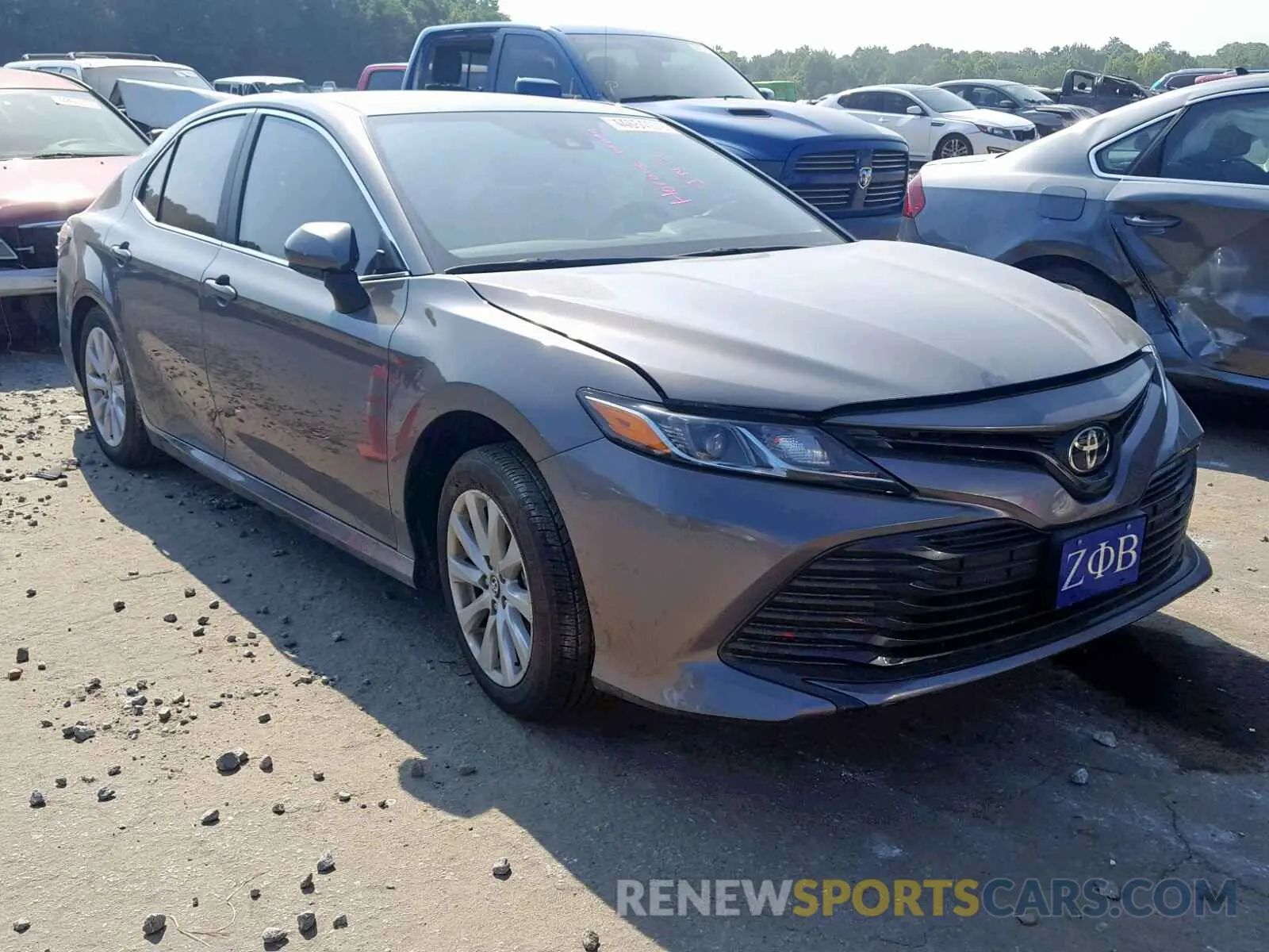 1 Photograph of a damaged car 4T1B11HK8KU764851 TOYOTA CAMRY 2019