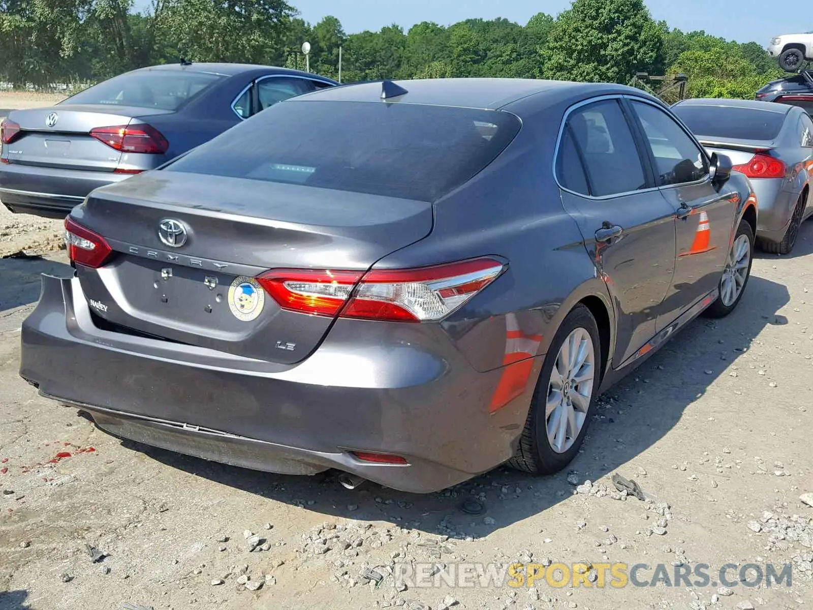 4 Photograph of a damaged car 4T1B11HK8KU764851 TOYOTA CAMRY 2019