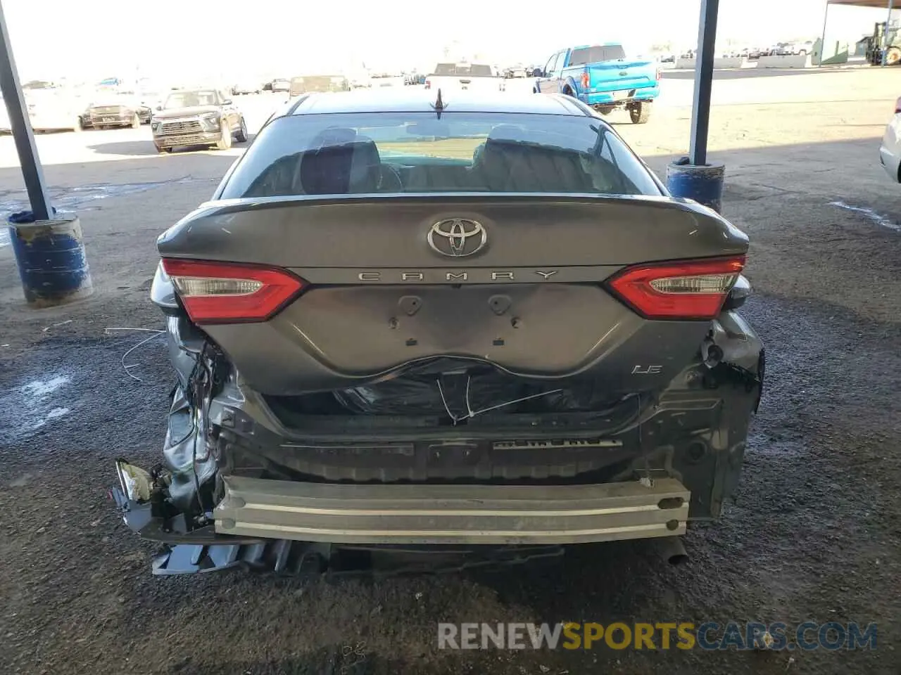 6 Photograph of a damaged car 4T1B11HK8KU774506 TOYOTA CAMRY 2019