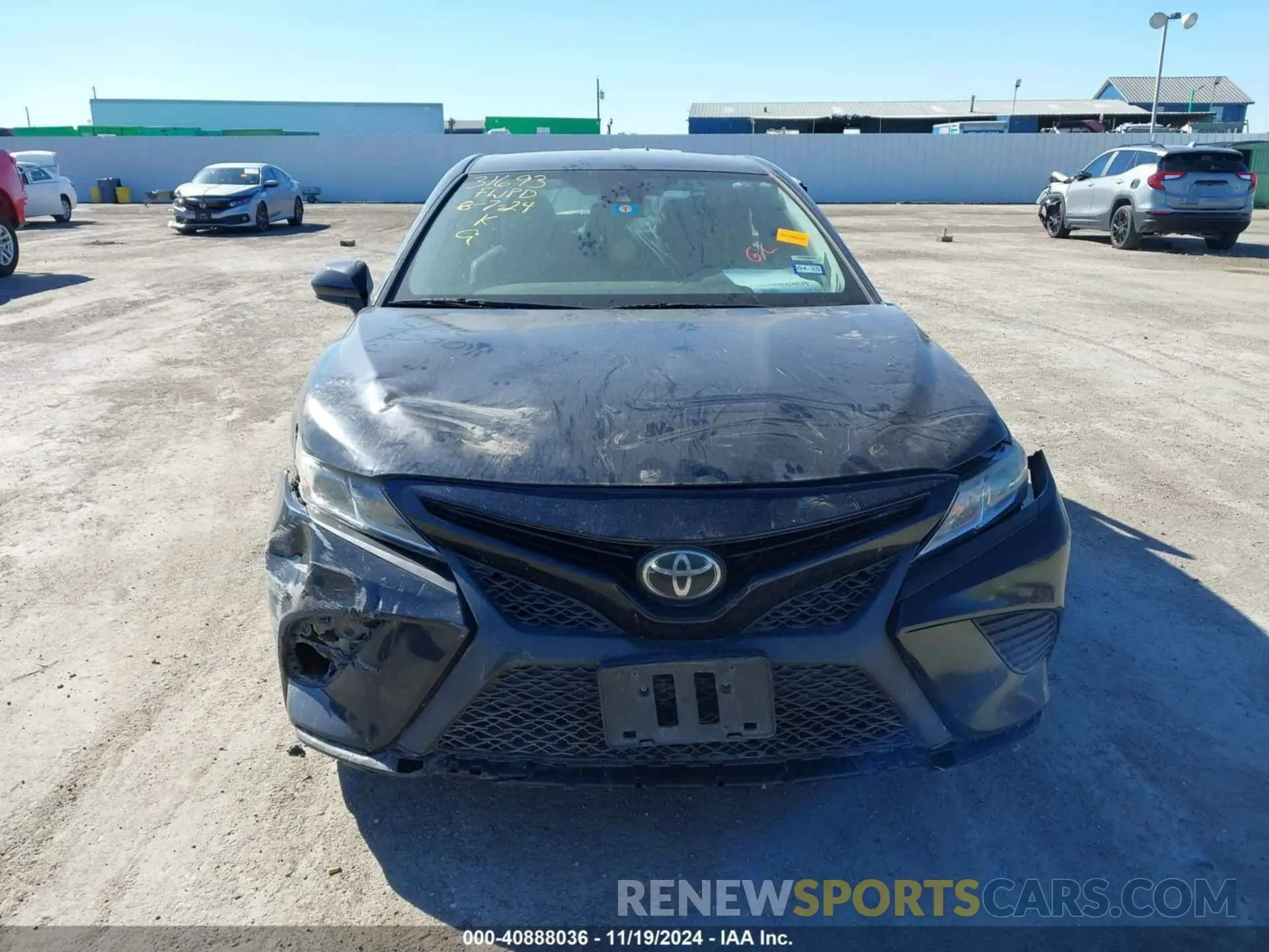 12 Photograph of a damaged car 4T1B11HK8KU780306 TOYOTA CAMRY 2019