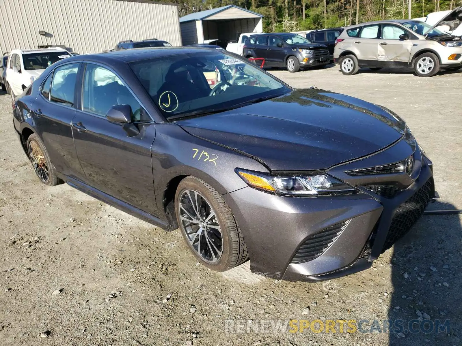 1 Photograph of a damaged car 4T1B11HK8KU784050 TOYOTA CAMRY 2019
