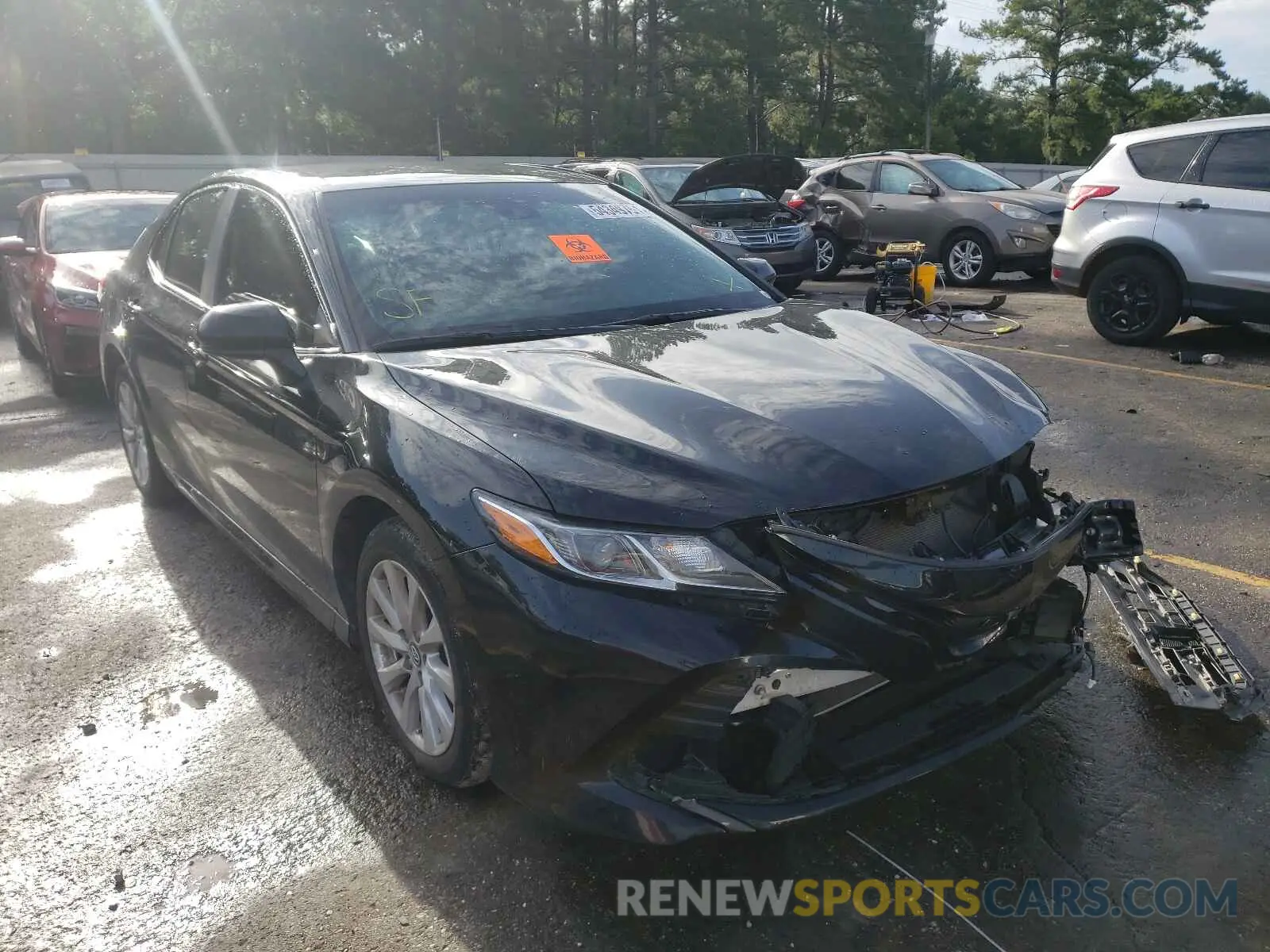 1 Photograph of a damaged car 4T1B11HK8KU808864 TOYOTA CAMRY 2019