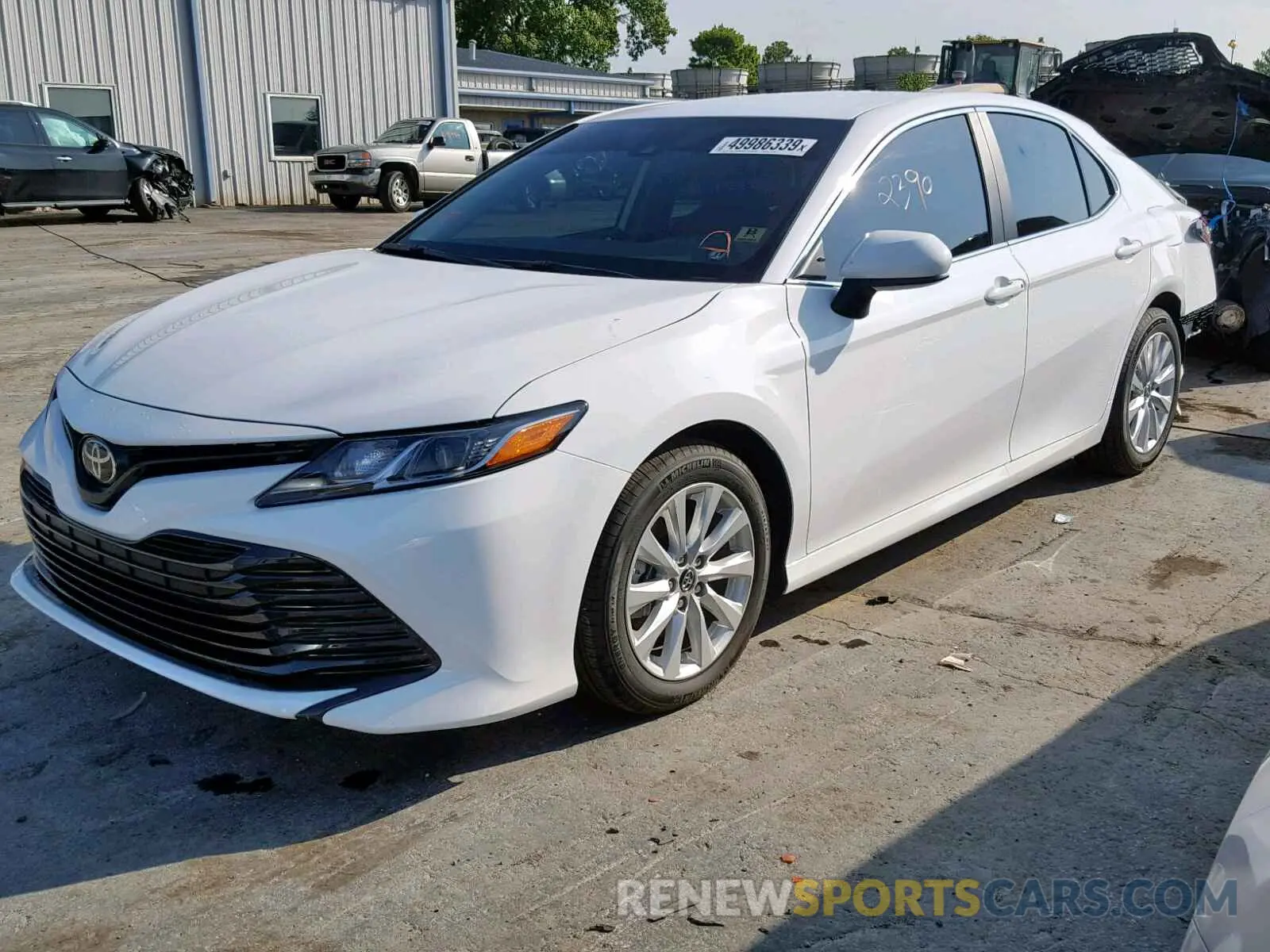 2 Photograph of a damaged car 4T1B11HK8KU809206 TOYOTA CAMRY 2019