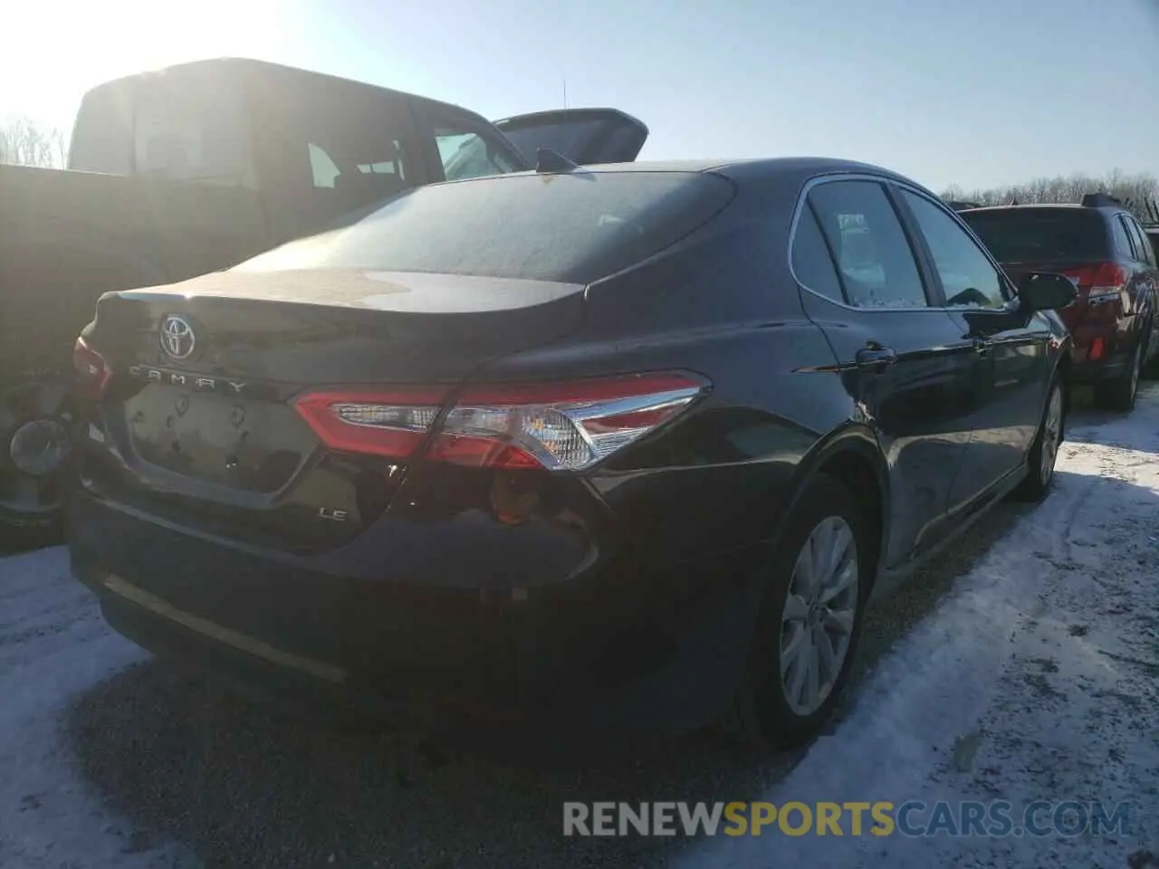 4 Photograph of a damaged car 4T1B11HK8KU815863 TOYOTA CAMRY 2019