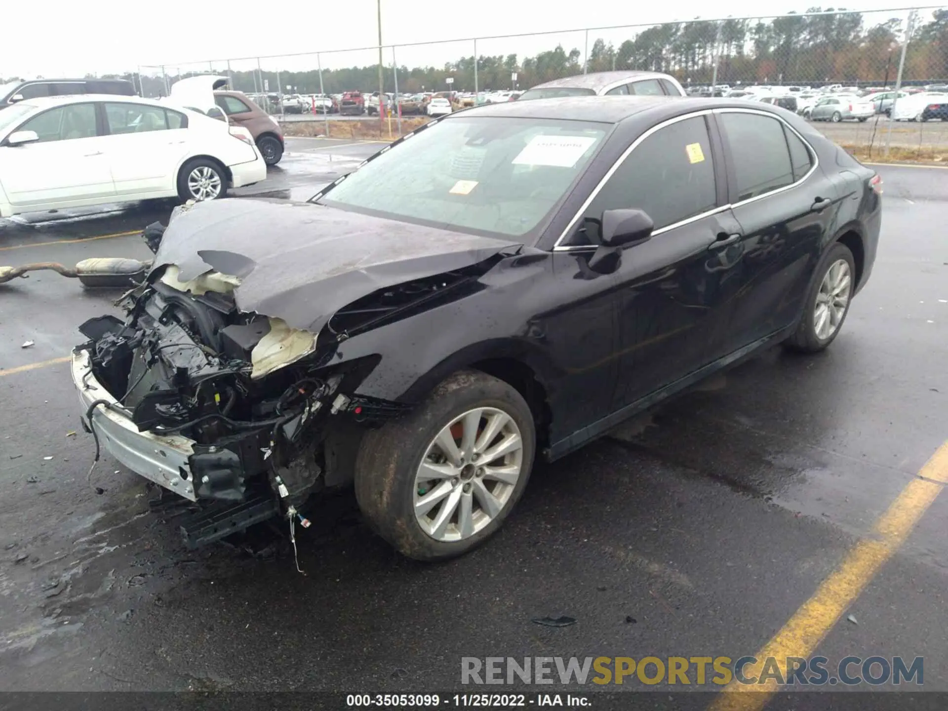 2 Photograph of a damaged car 4T1B11HK8KU818259 TOYOTA CAMRY 2019
