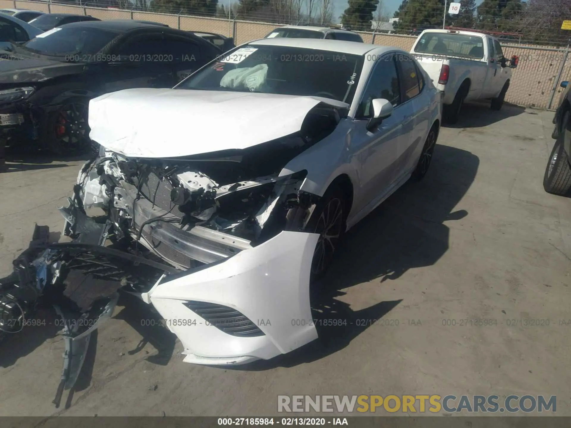 2 Photograph of a damaged car 4T1B11HK8KU833537 TOYOTA CAMRY 2019