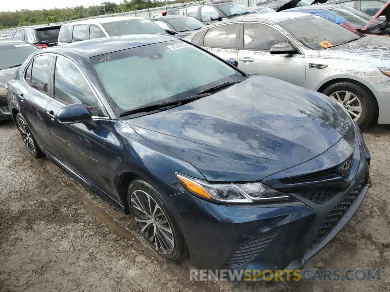 1 Photograph of a damaged car 4T1B11HK8KU833909 TOYOTA CAMRY 2019