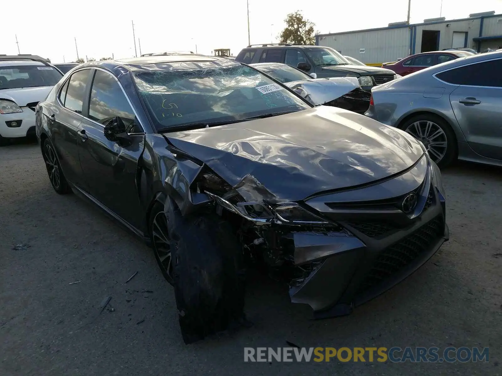 1 Photograph of a damaged car 4T1B11HK8KU843842 TOYOTA CAMRY 2019