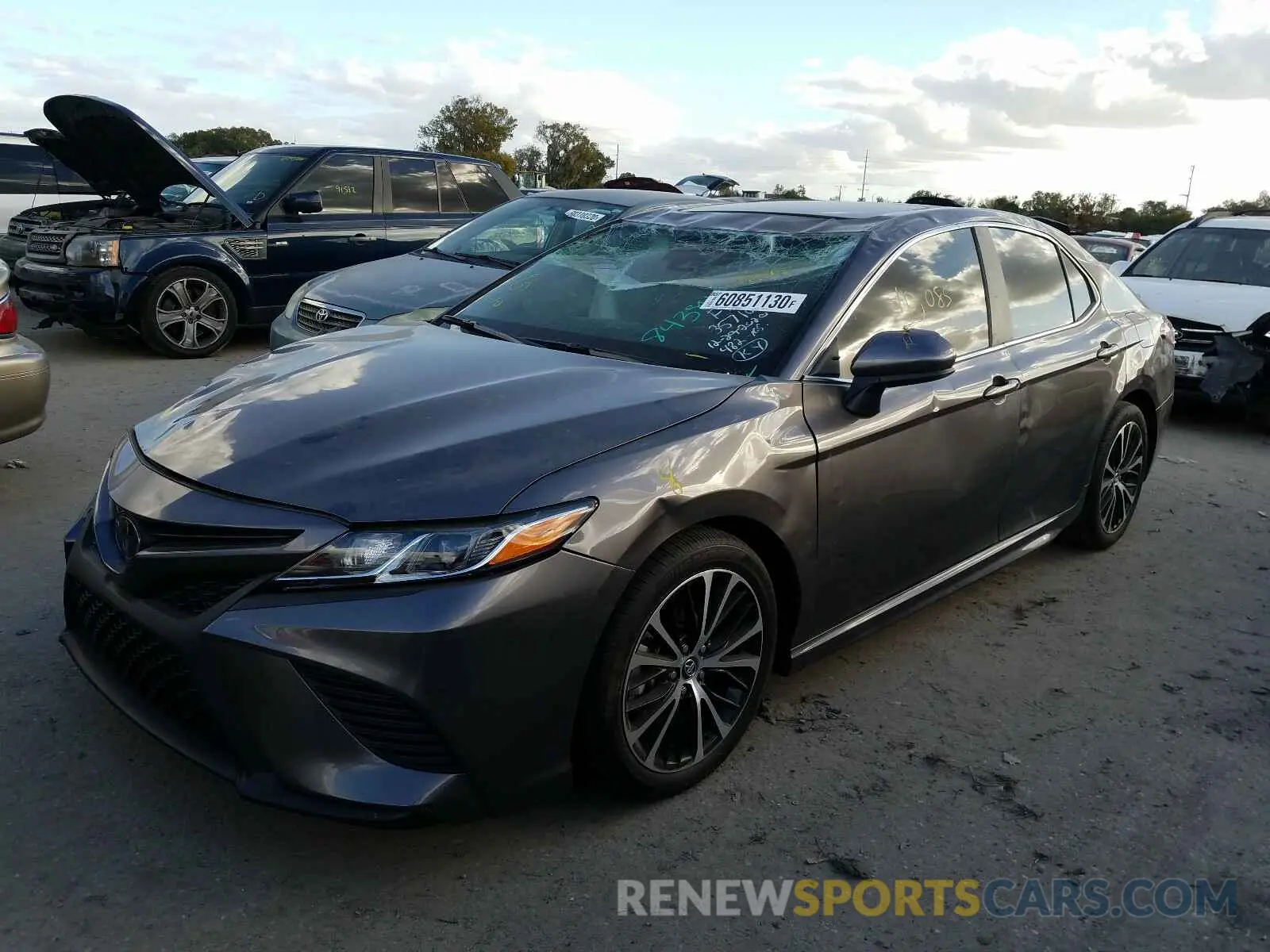 2 Photograph of a damaged car 4T1B11HK8KU843842 TOYOTA CAMRY 2019