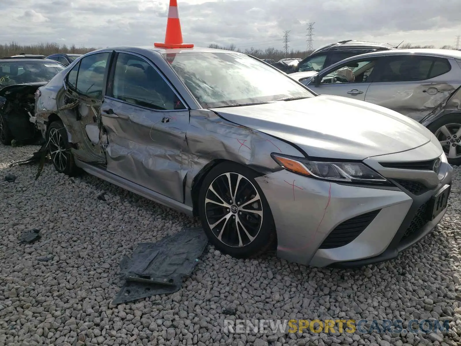 1 Photograph of a damaged car 4T1B11HK9KU167871 TOYOTA CAMRY 2019