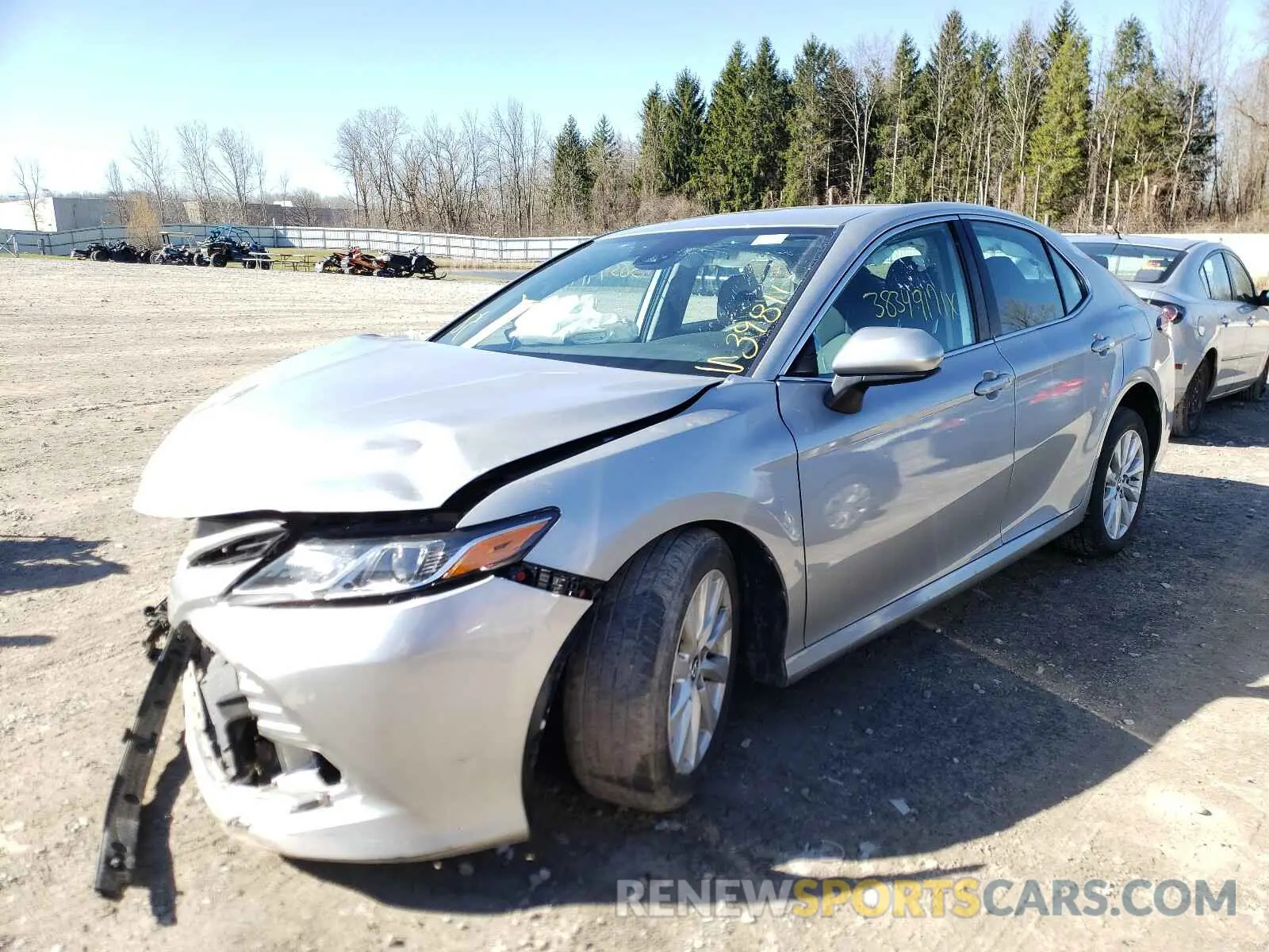 2 Photograph of a damaged car 4T1B11HK9KU193192 TOYOTA CAMRY 2019