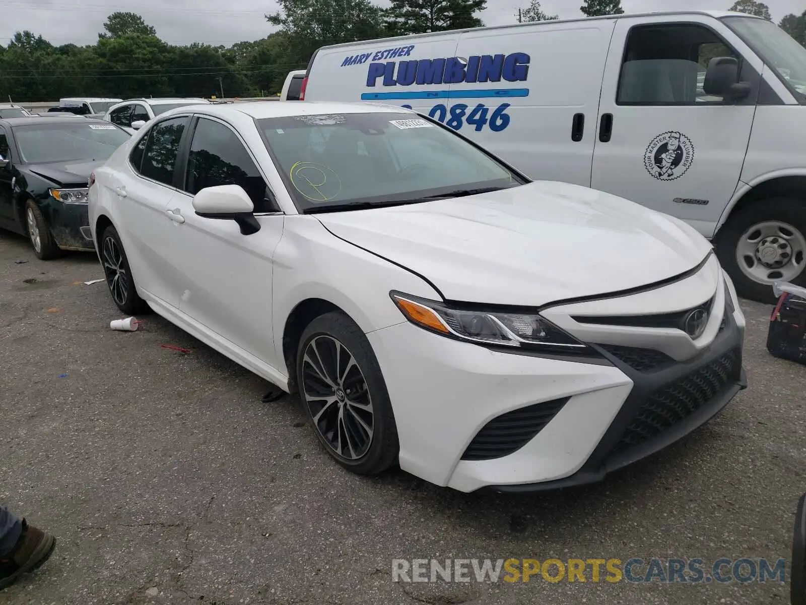1 Photograph of a damaged car 4T1B11HK9KU216468 TOYOTA CAMRY 2019
