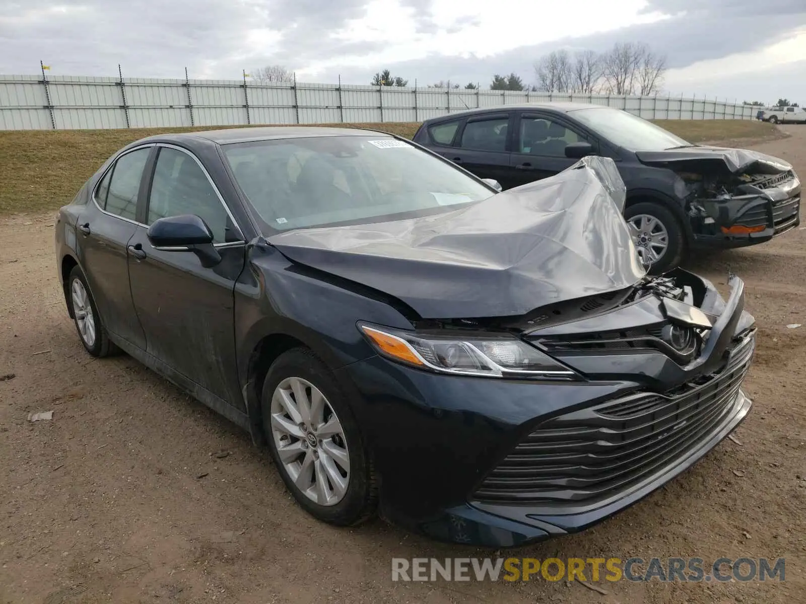 1 Photograph of a damaged car 4T1B11HK9KU248143 TOYOTA CAMRY 2019