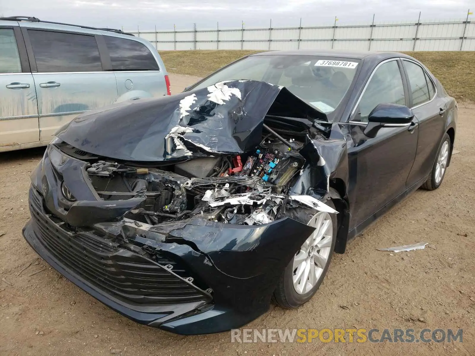 2 Photograph of a damaged car 4T1B11HK9KU248143 TOYOTA CAMRY 2019