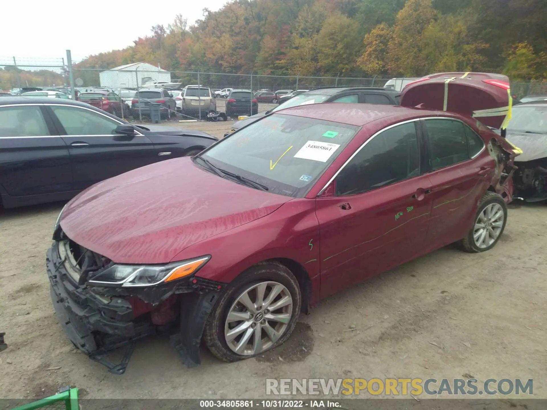 2 Photograph of a damaged car 4T1B11HK9KU687679 TOYOTA CAMRY 2019