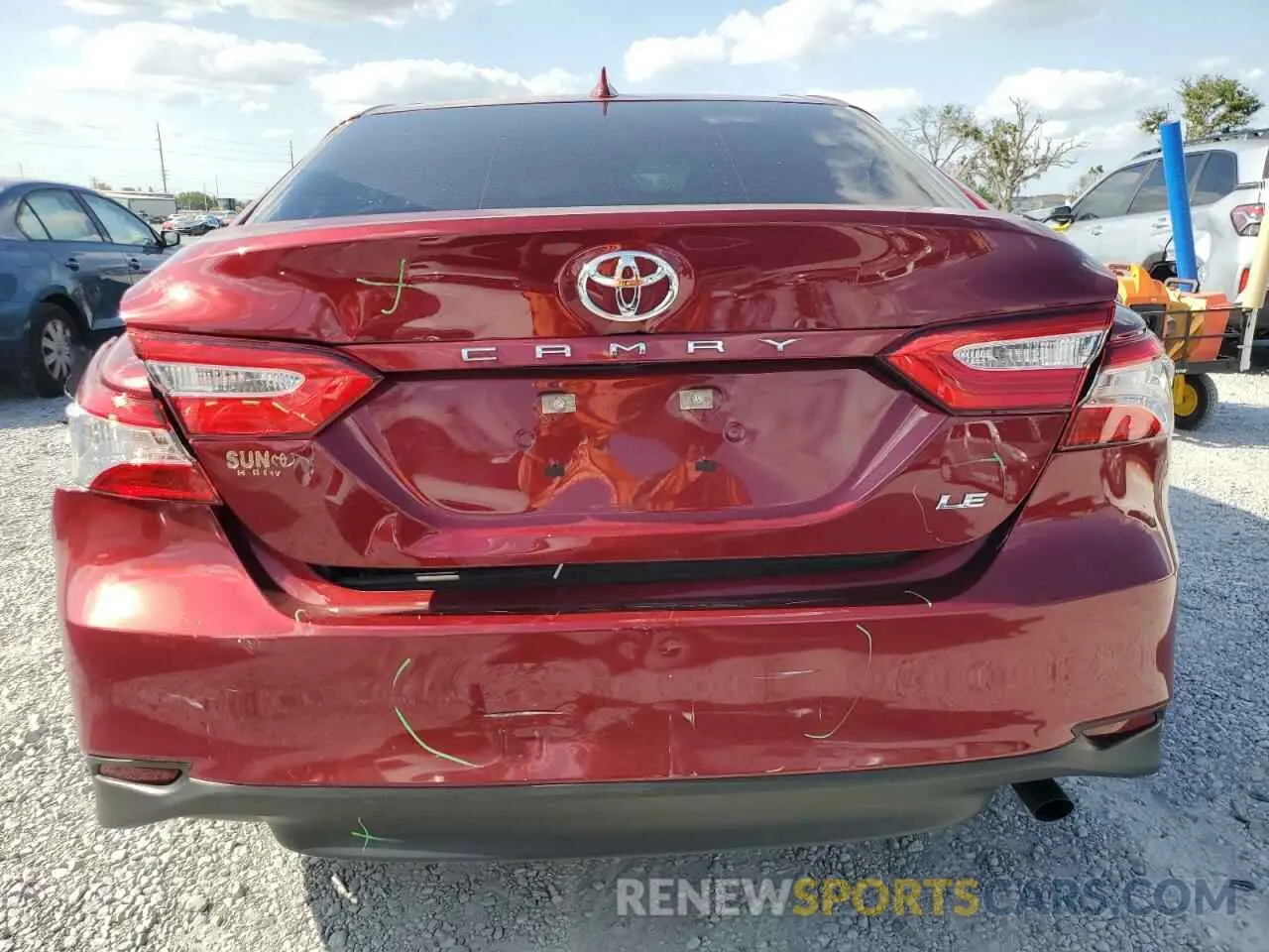 6 Photograph of a damaged car 4T1B11HK9KU707171 TOYOTA CAMRY 2019