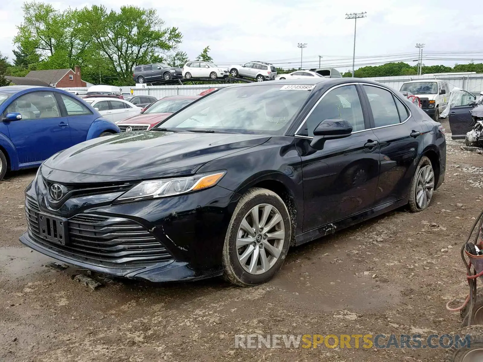 2 Photograph of a damaged car 4T1B11HK9KU714606 TOYOTA CAMRY 2019
