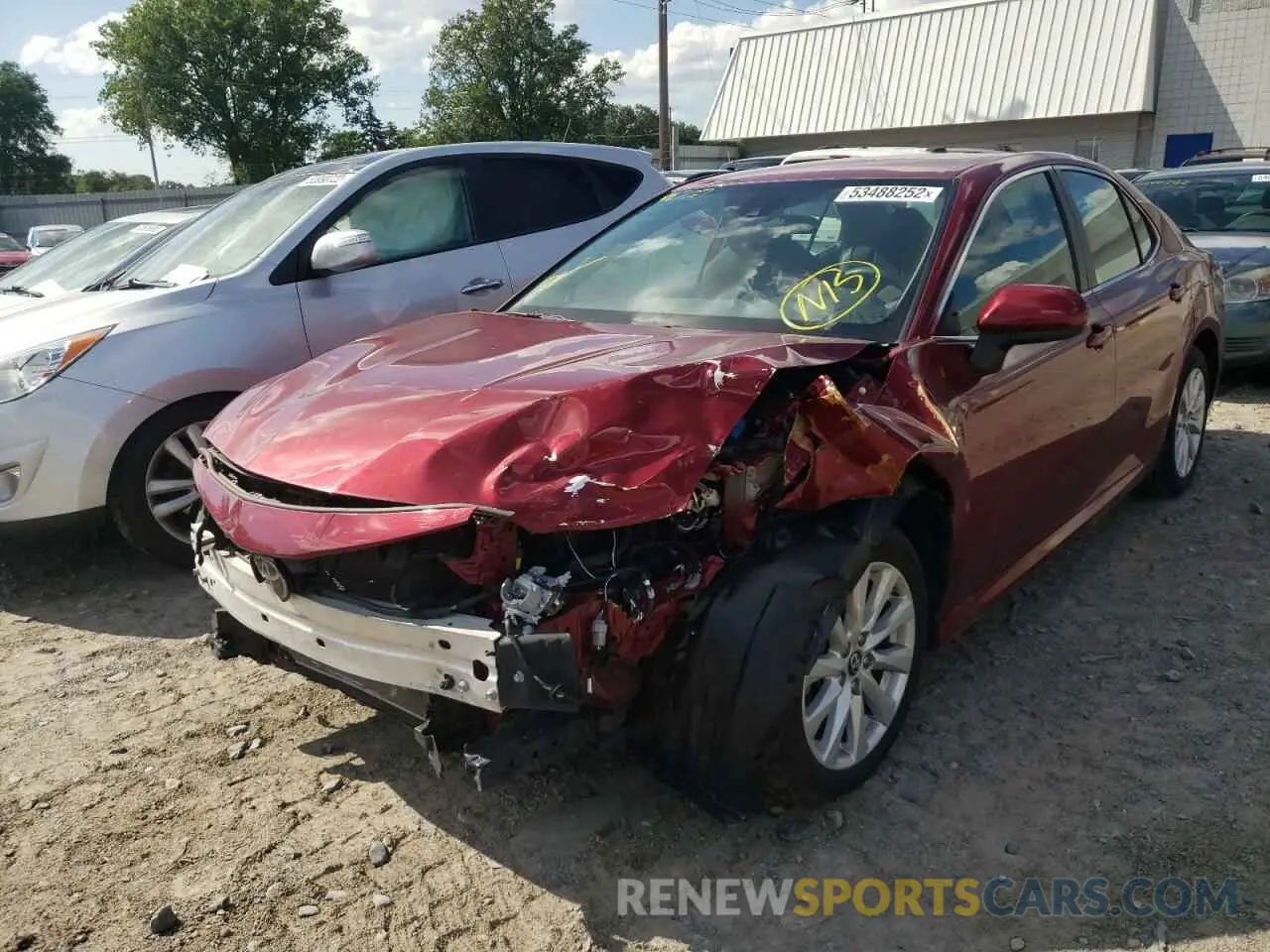 2 Фотография поврежденного автомобиля 4T1B11HK9KU715299 TOYOTA CAMRY 2019