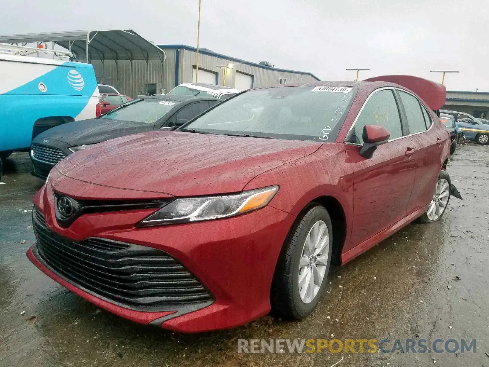 2 Photograph of a damaged car 4T1B11HK9KU722589 TOYOTA CAMRY 2019