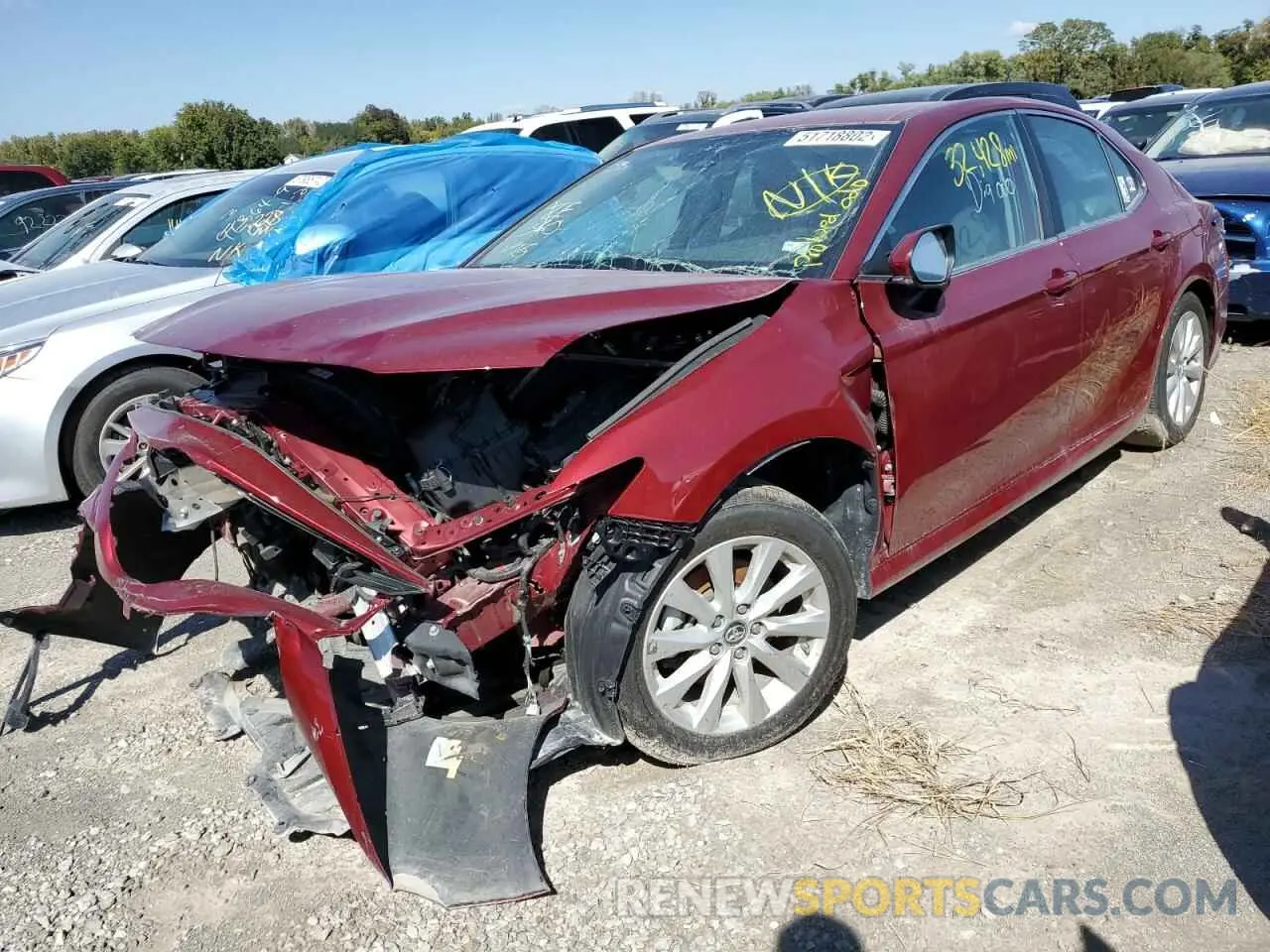 2 Фотография поврежденного автомобиля 4T1B11HK9KU737769 TOYOTA CAMRY 2019
