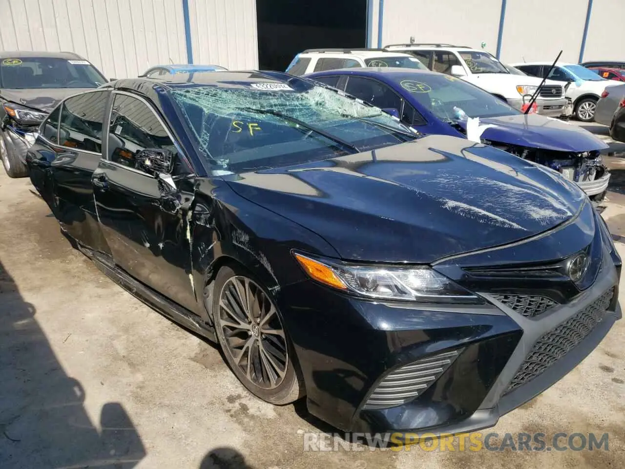 1 Photograph of a damaged car 4T1B11HK9KU740896 TOYOTA CAMRY 2019