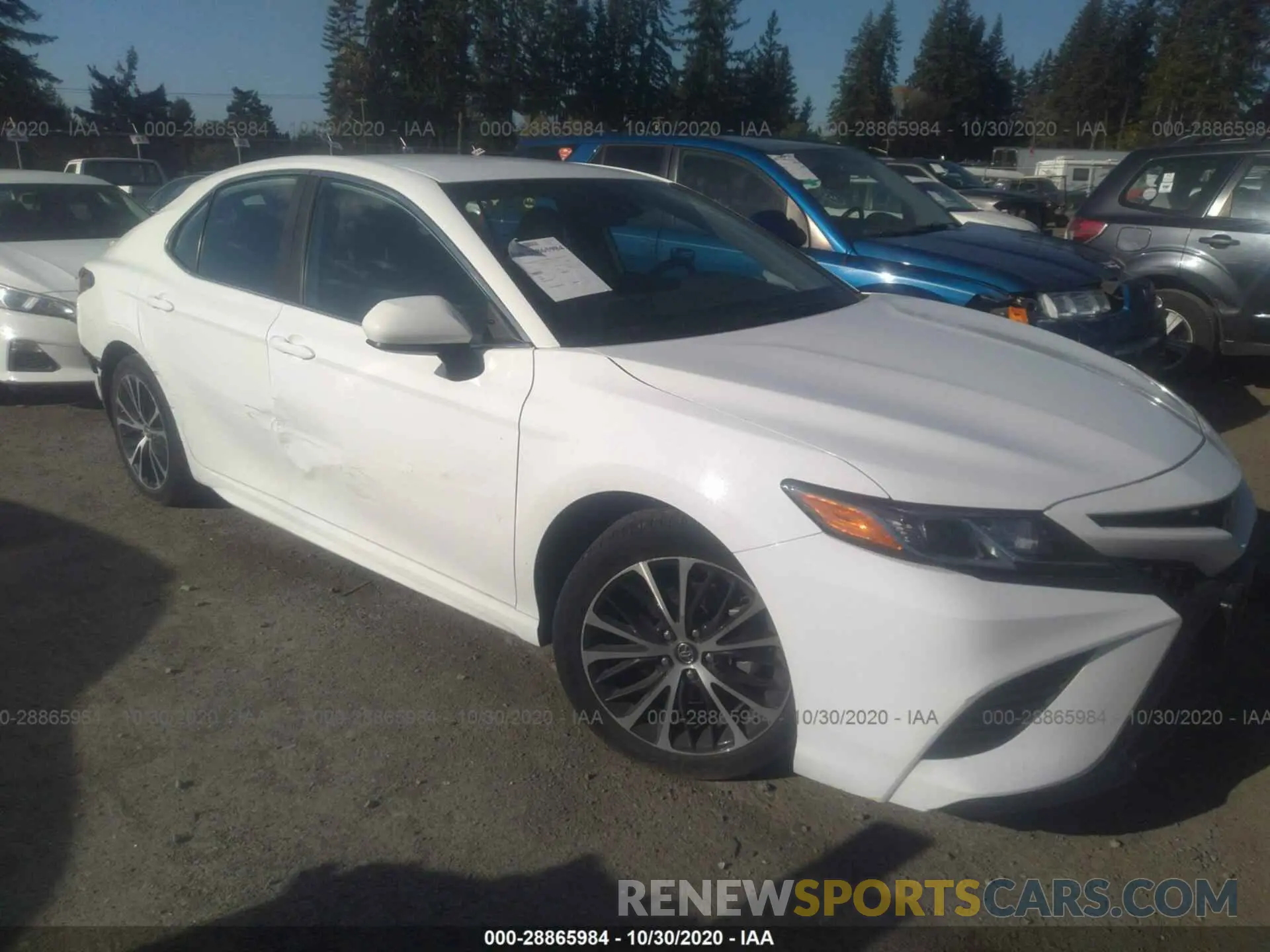 1 Photograph of a damaged car 4T1B11HK9KU786325 TOYOTA CAMRY 2019