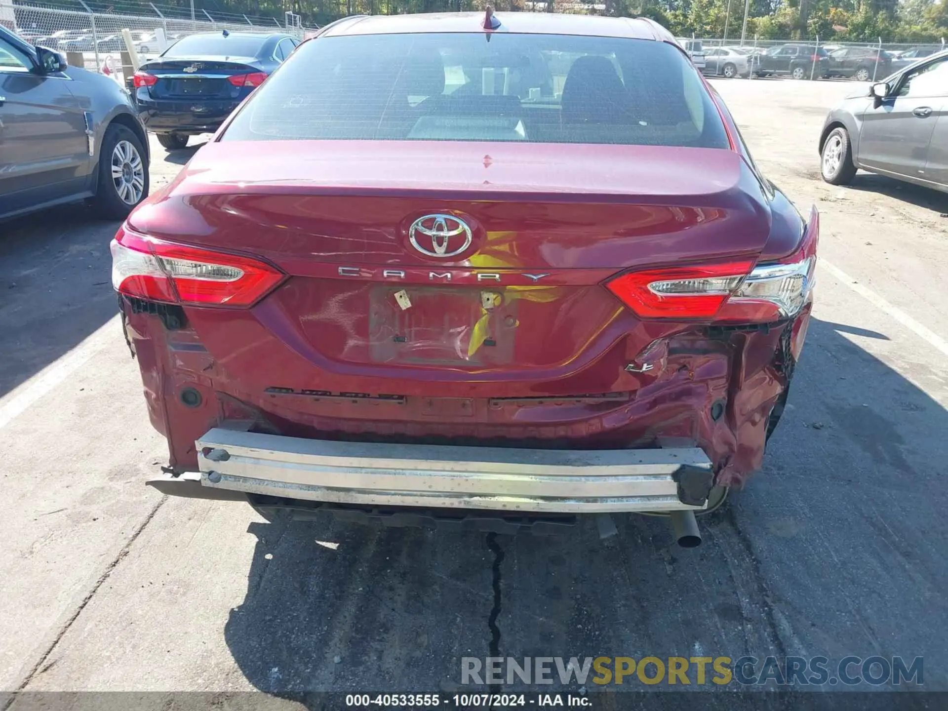 6 Photograph of a damaged car 4T1B11HK9KU845180 TOYOTA CAMRY 2019
